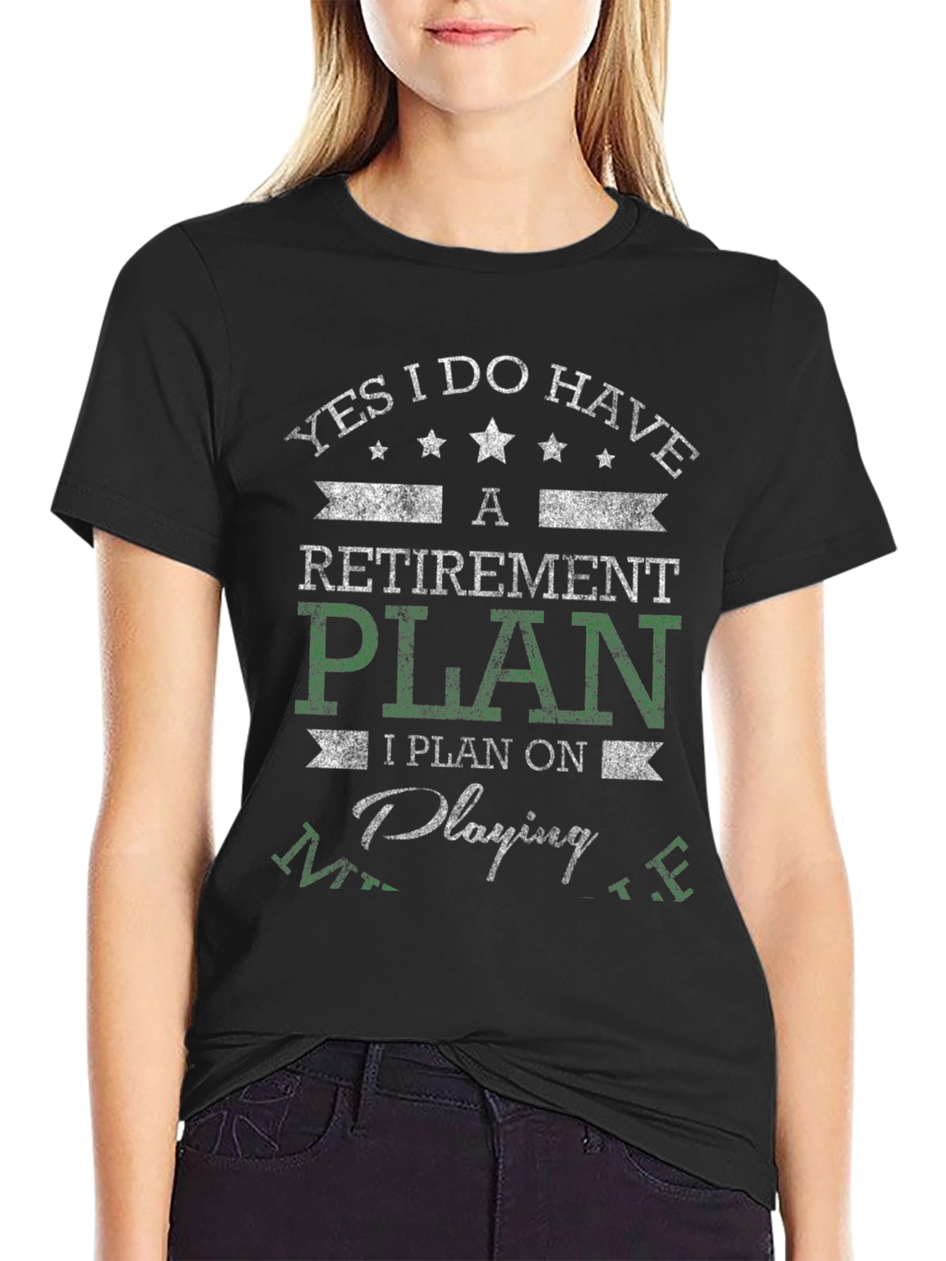 Retirement Plan Golf T-Shirt