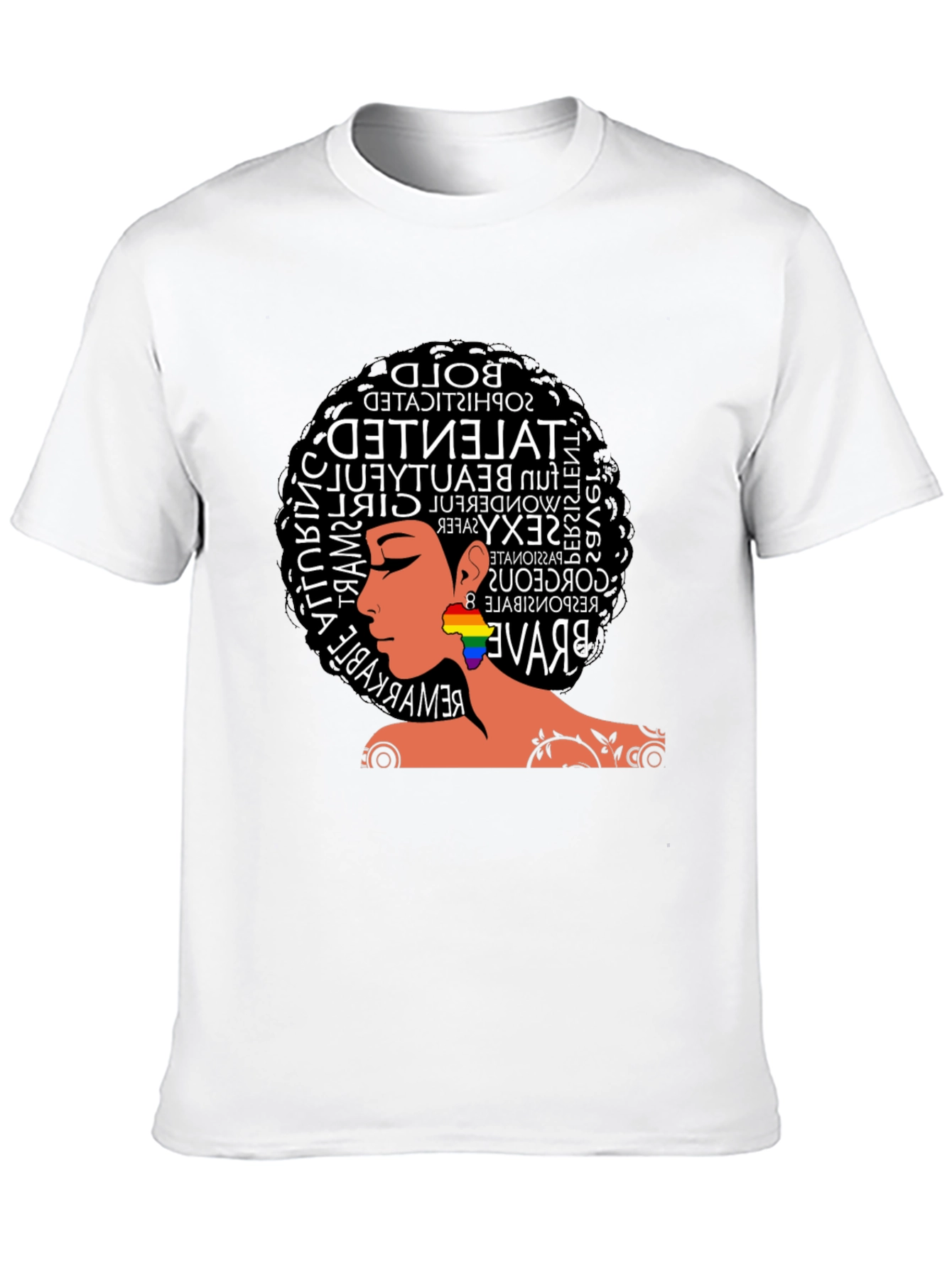 Bold Afro Woman Pride T-Shirt