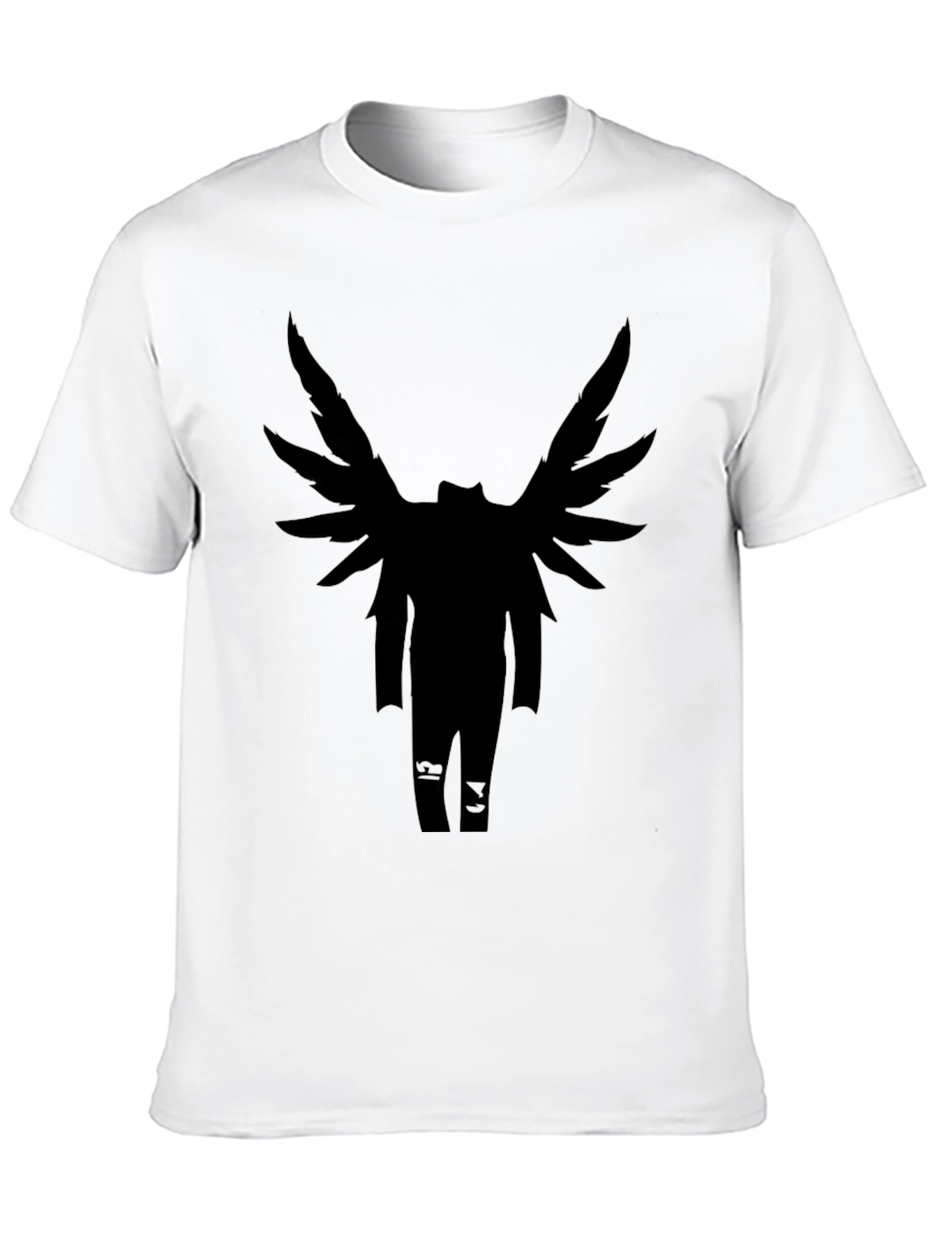 Winged Figure Black T-Shirt