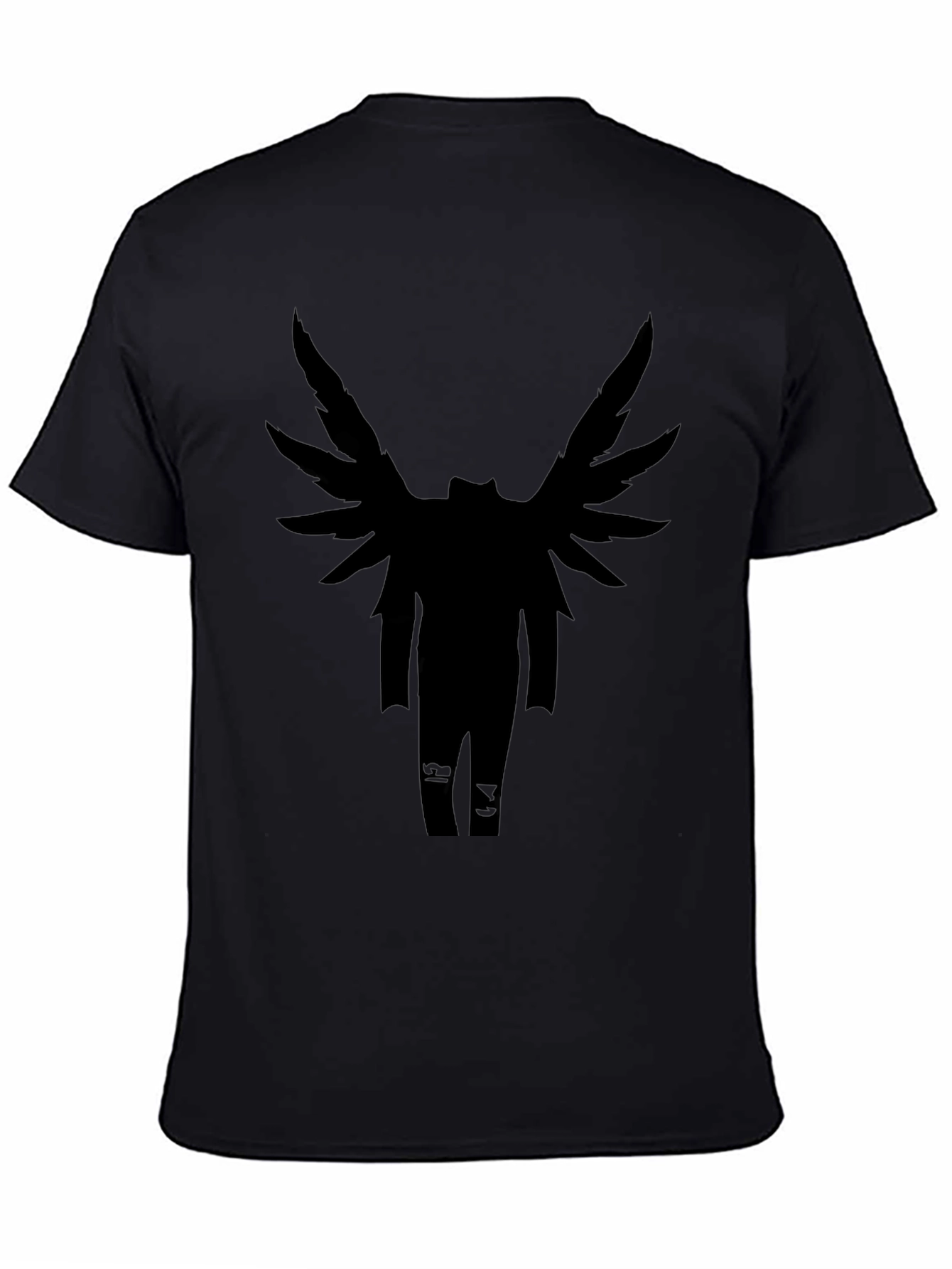 Winged Figure Black T-Shirt