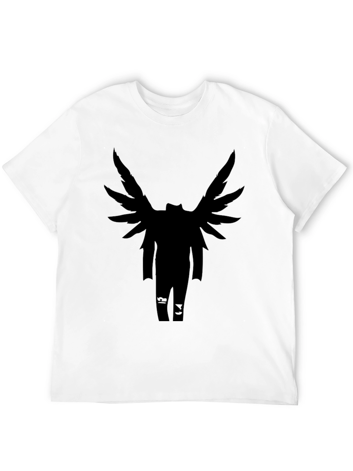 Winged Figure Black T-Shirt