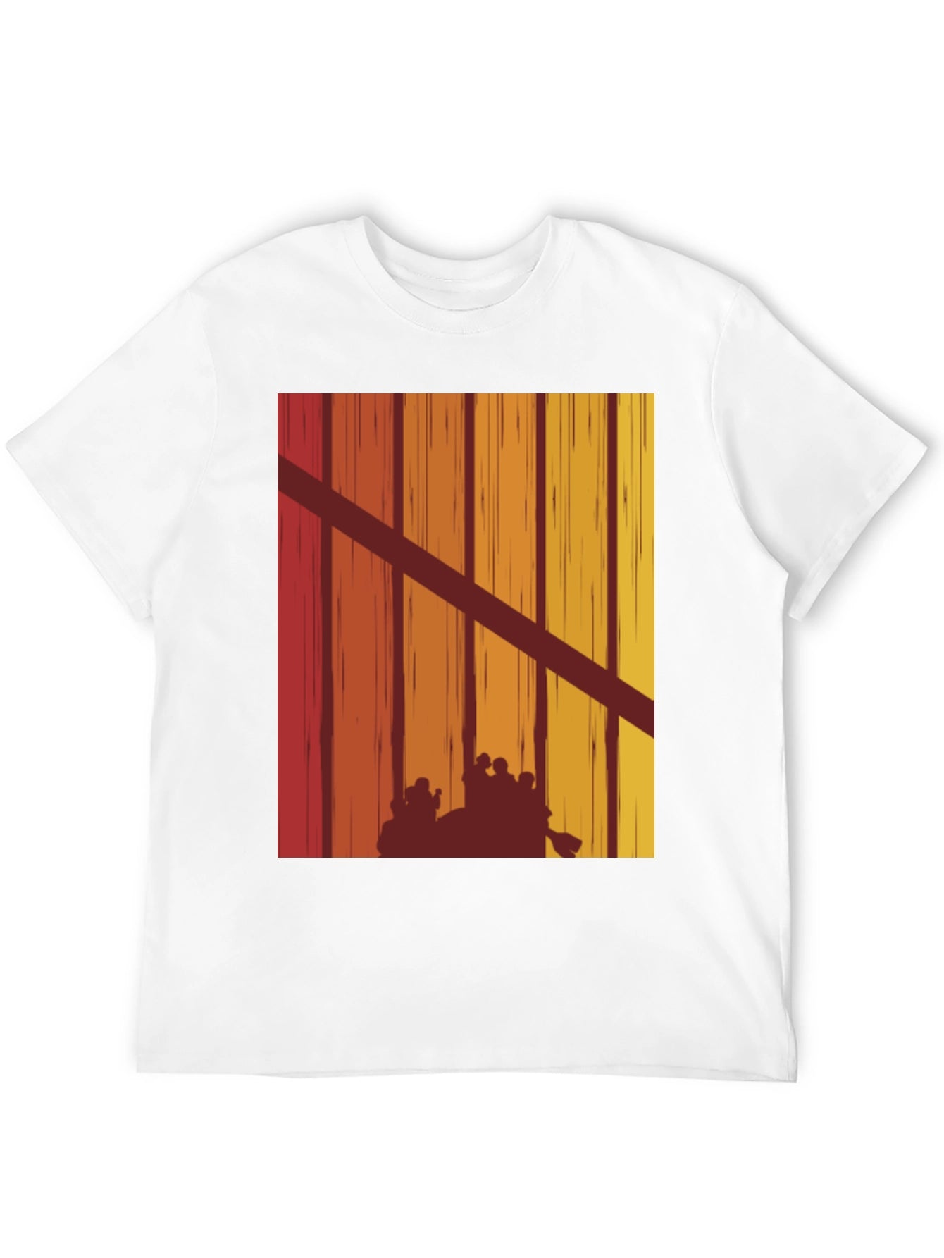 Retro River Rafting Graphic Tee