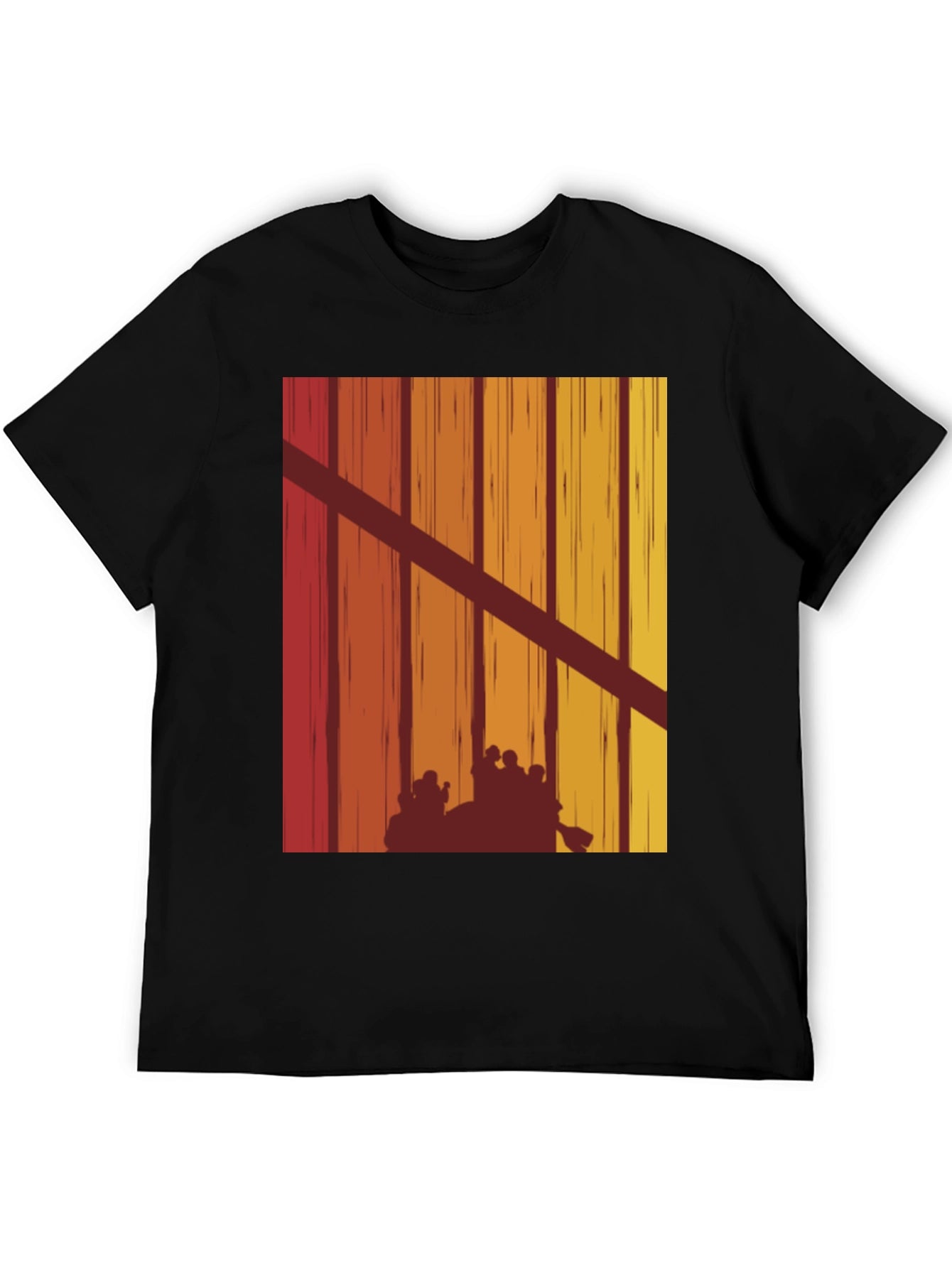 Retro River Rafting Graphic Tee