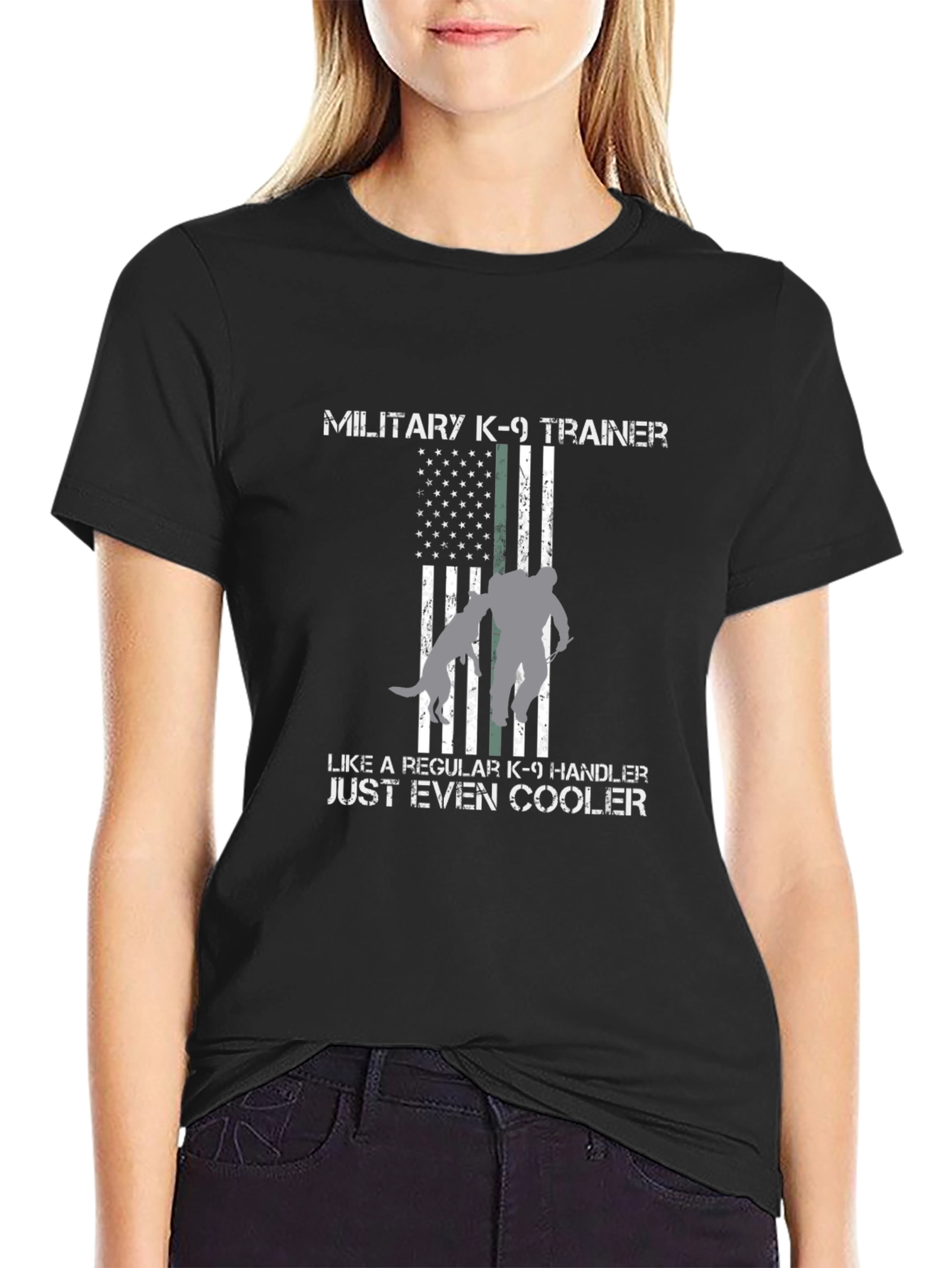 Military K-9 Trainer T-Shirt - Even Cooler Tee