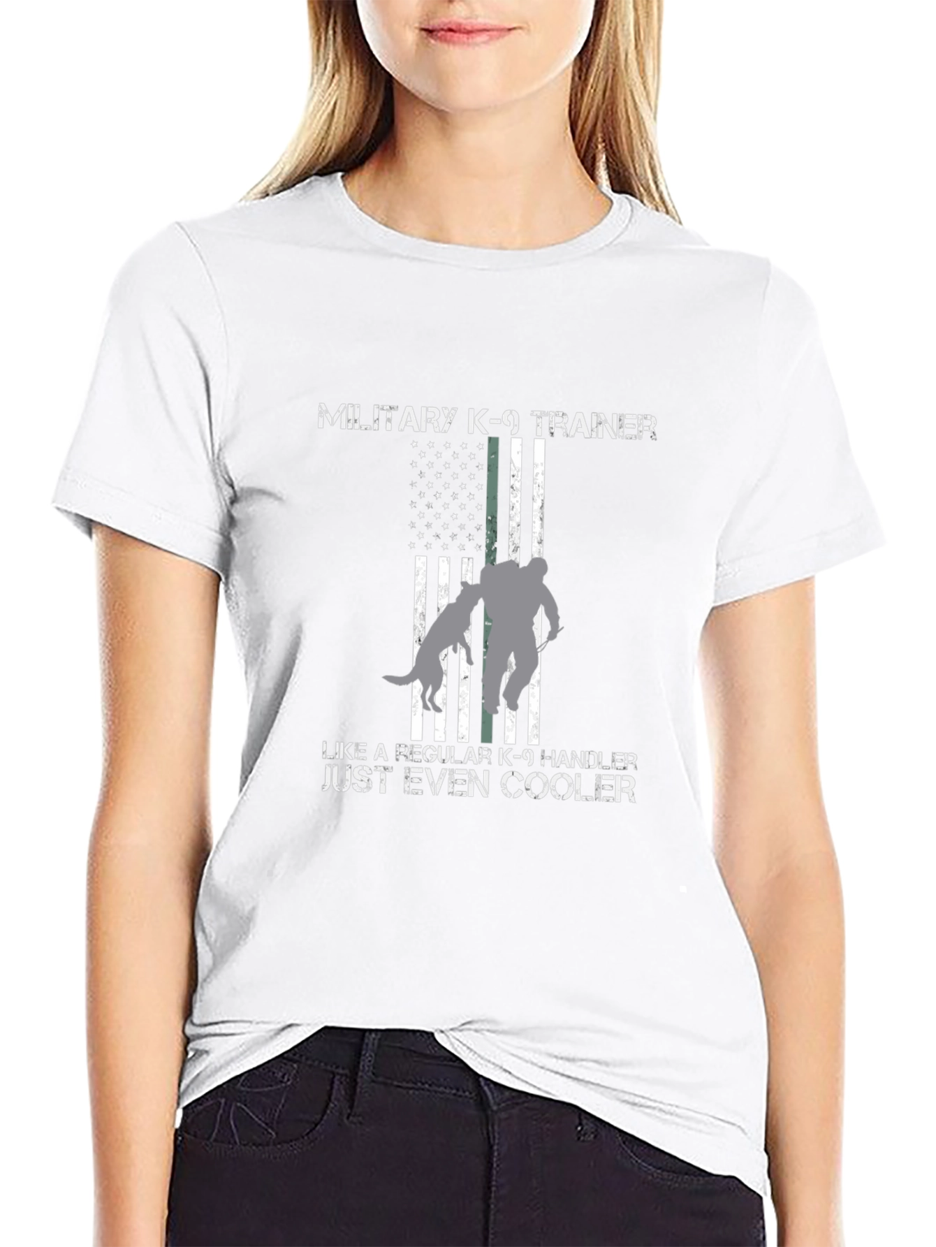 Military K-9 Trainer T-Shirt - Even Cooler Tee