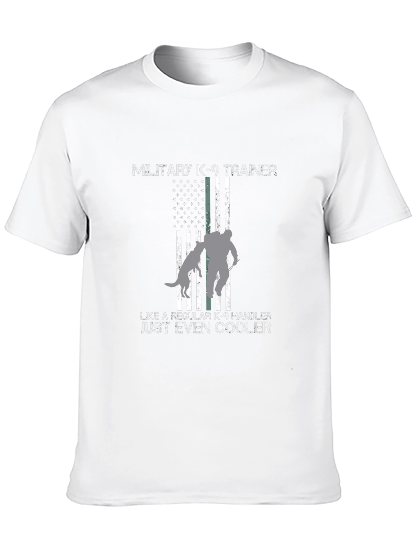 Military K-9 Trainer T-Shirt - Even Cooler Tee