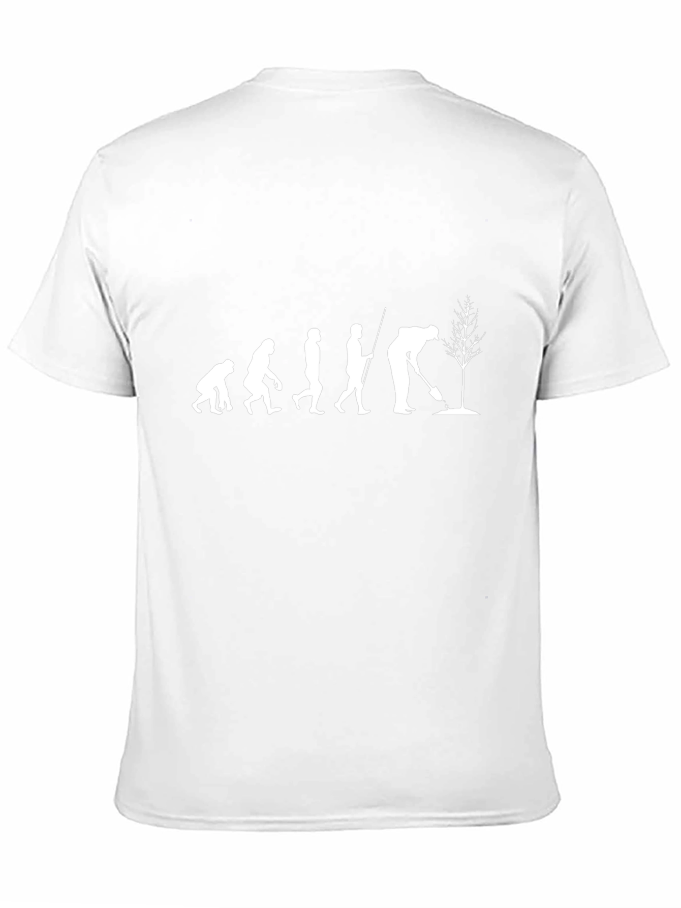 Evolution of Man Tree Planting T-Shirt