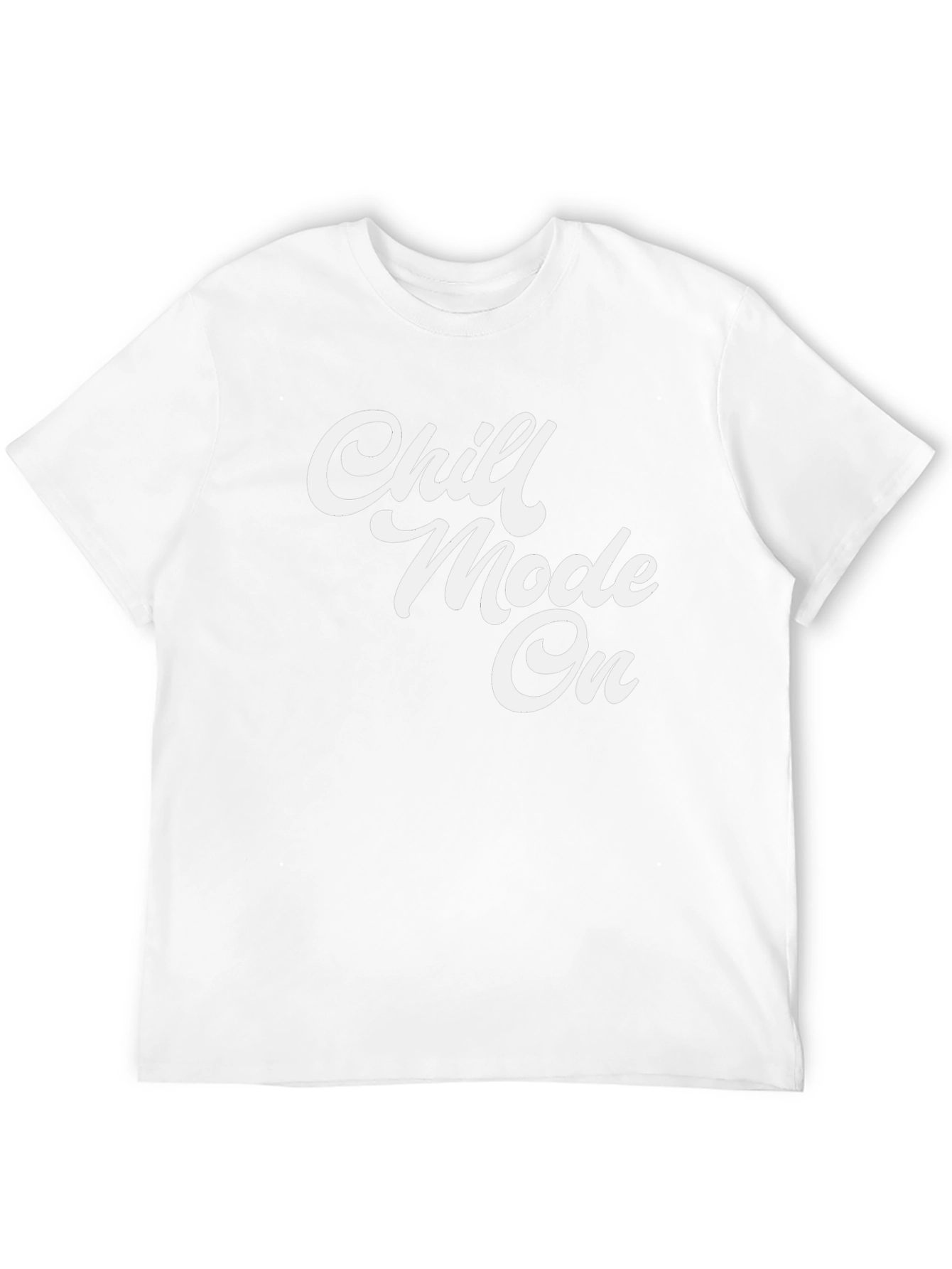 Chill Mode On Black Graphic T-Shirt