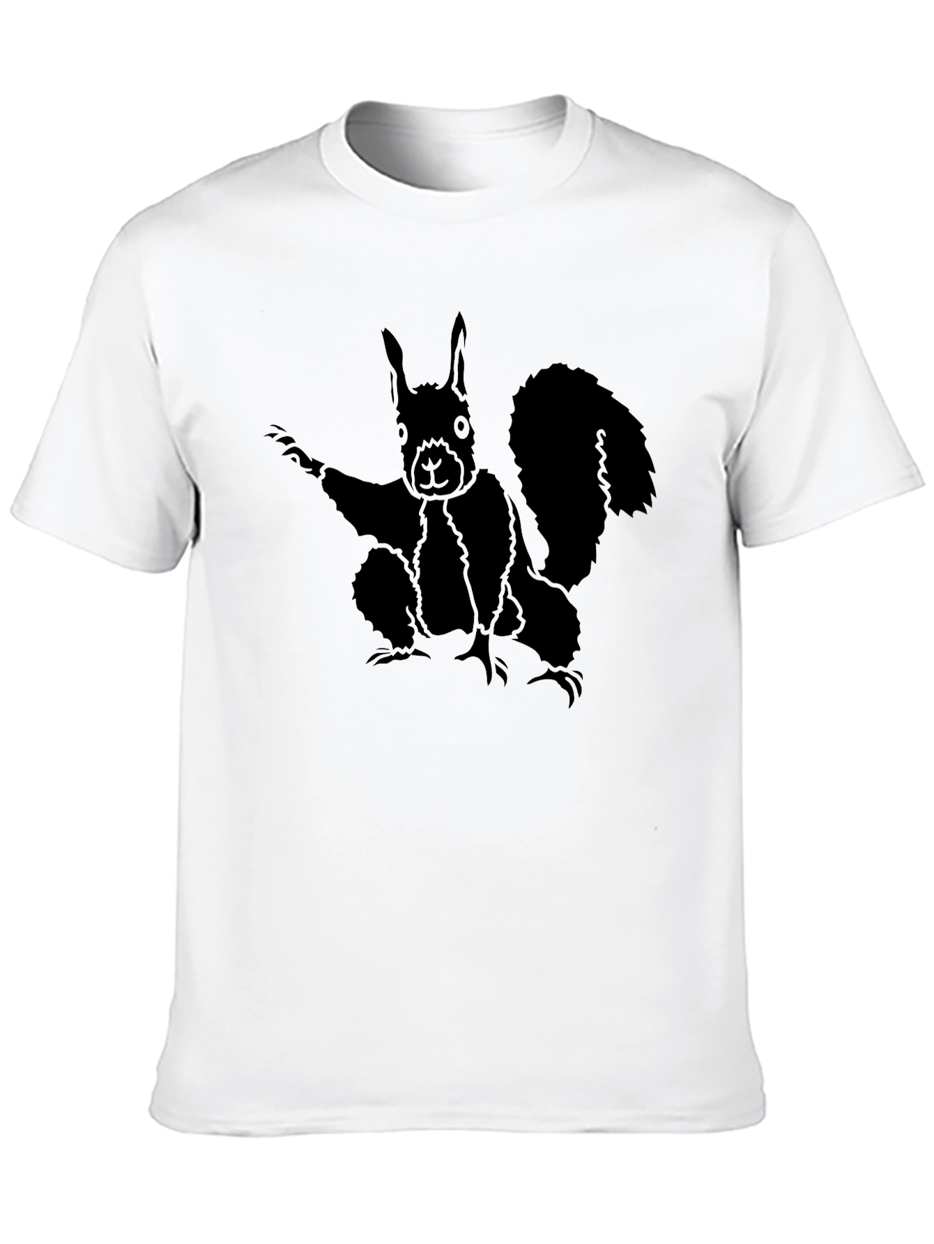 Squirrel Graphic Tee - Mens Black T-Shirt