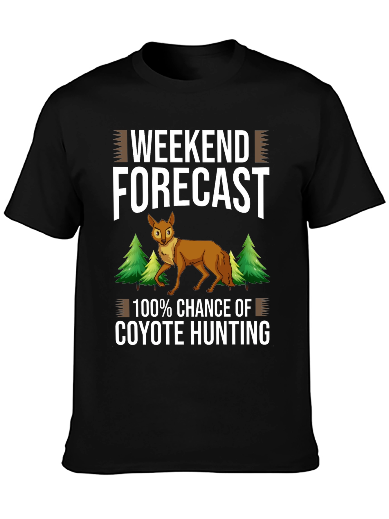 Weekend Forecast Coyote Hunting T-Shirt