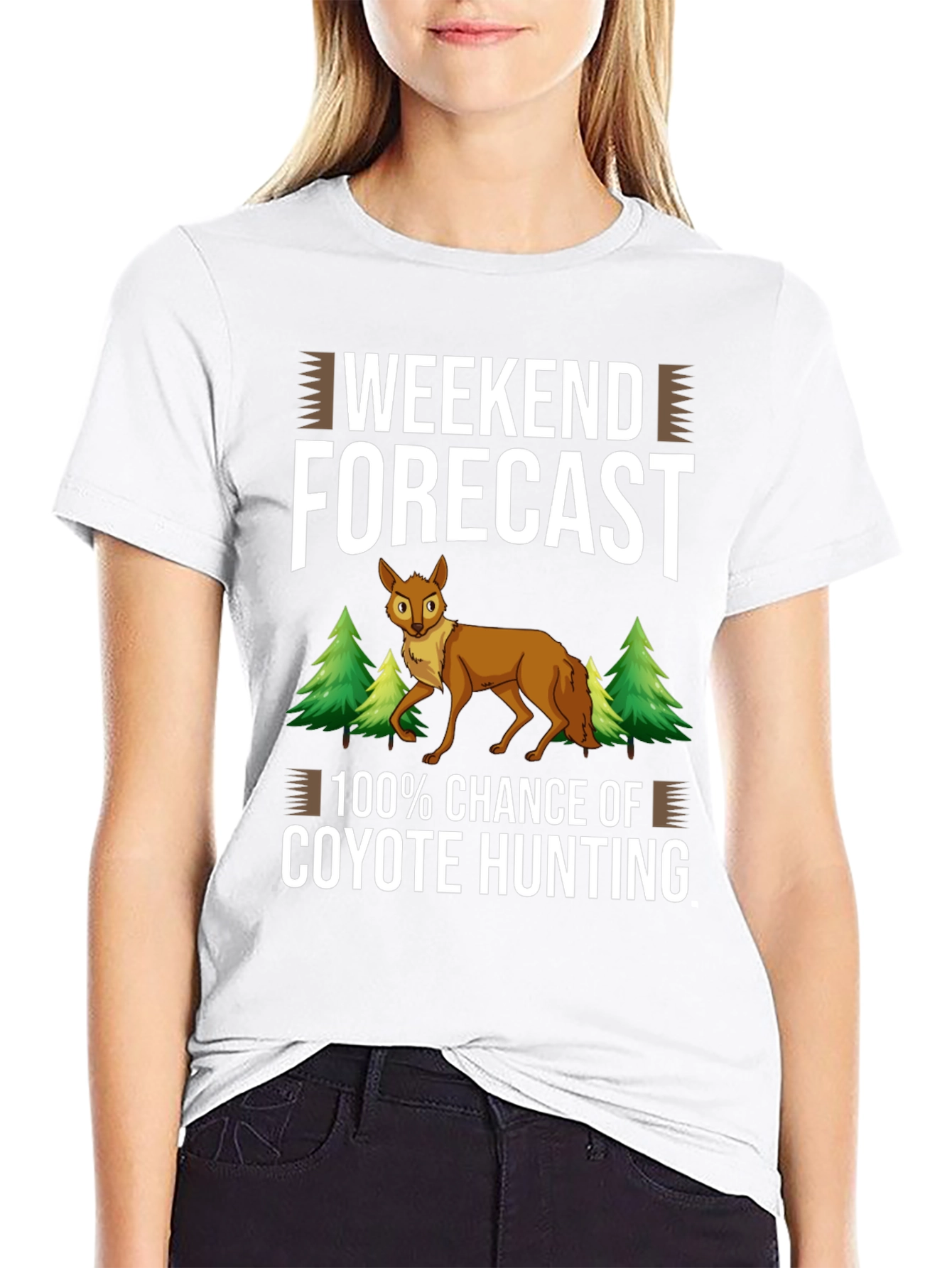 Weekend Forecast Coyote Hunting T-Shirt