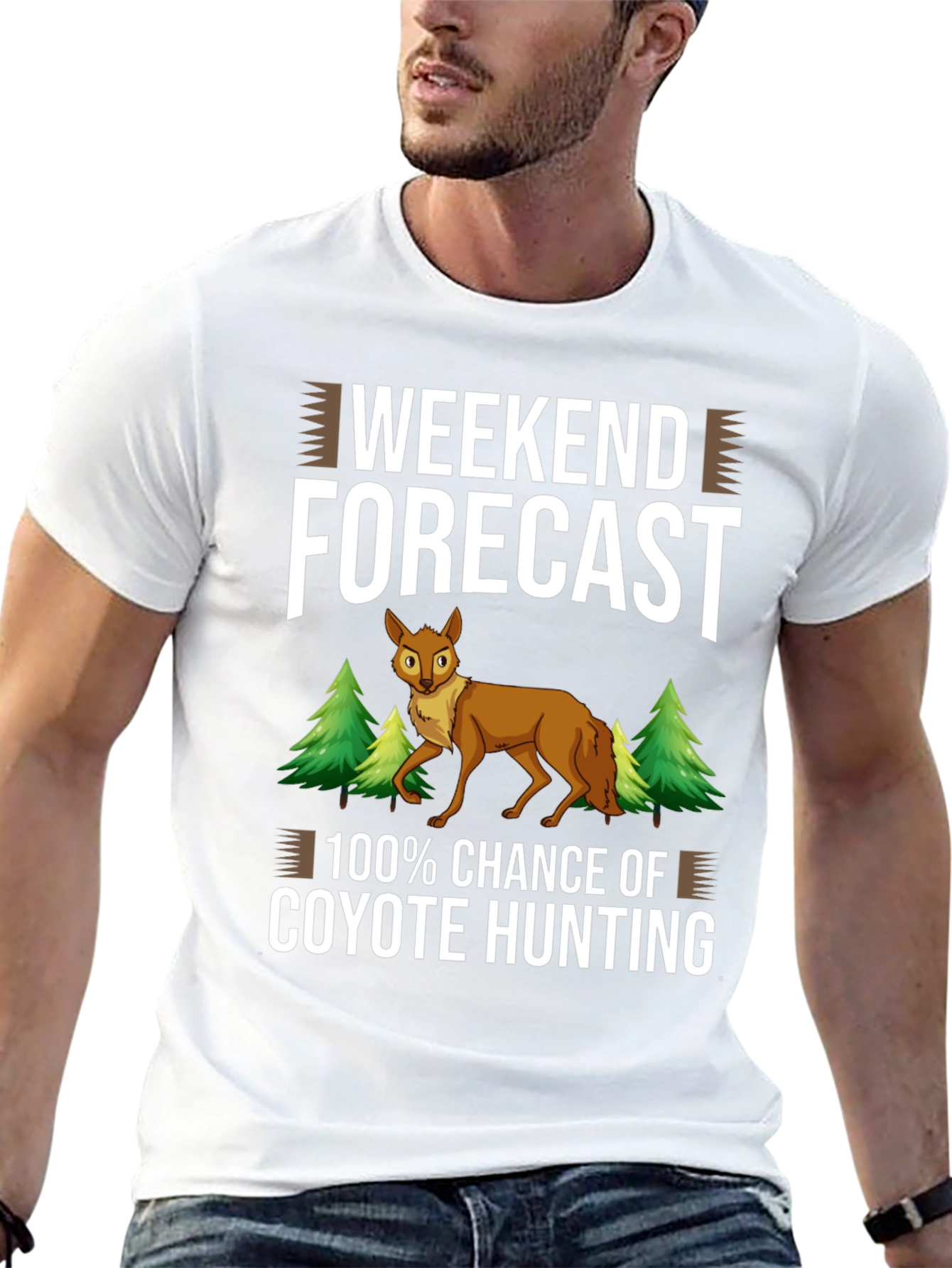 Weekend Forecast Coyote Hunting T-Shirt