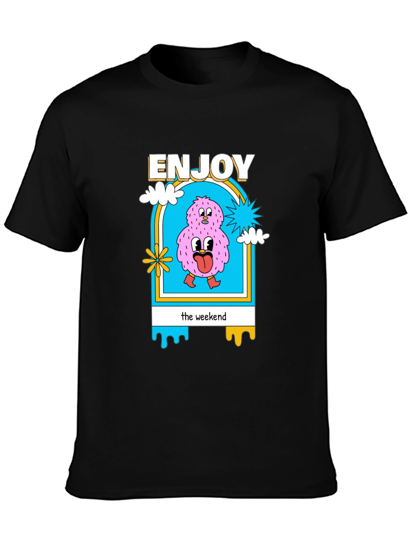Enjoy the Weekend Graphic T-Shirt - Cotton Blend