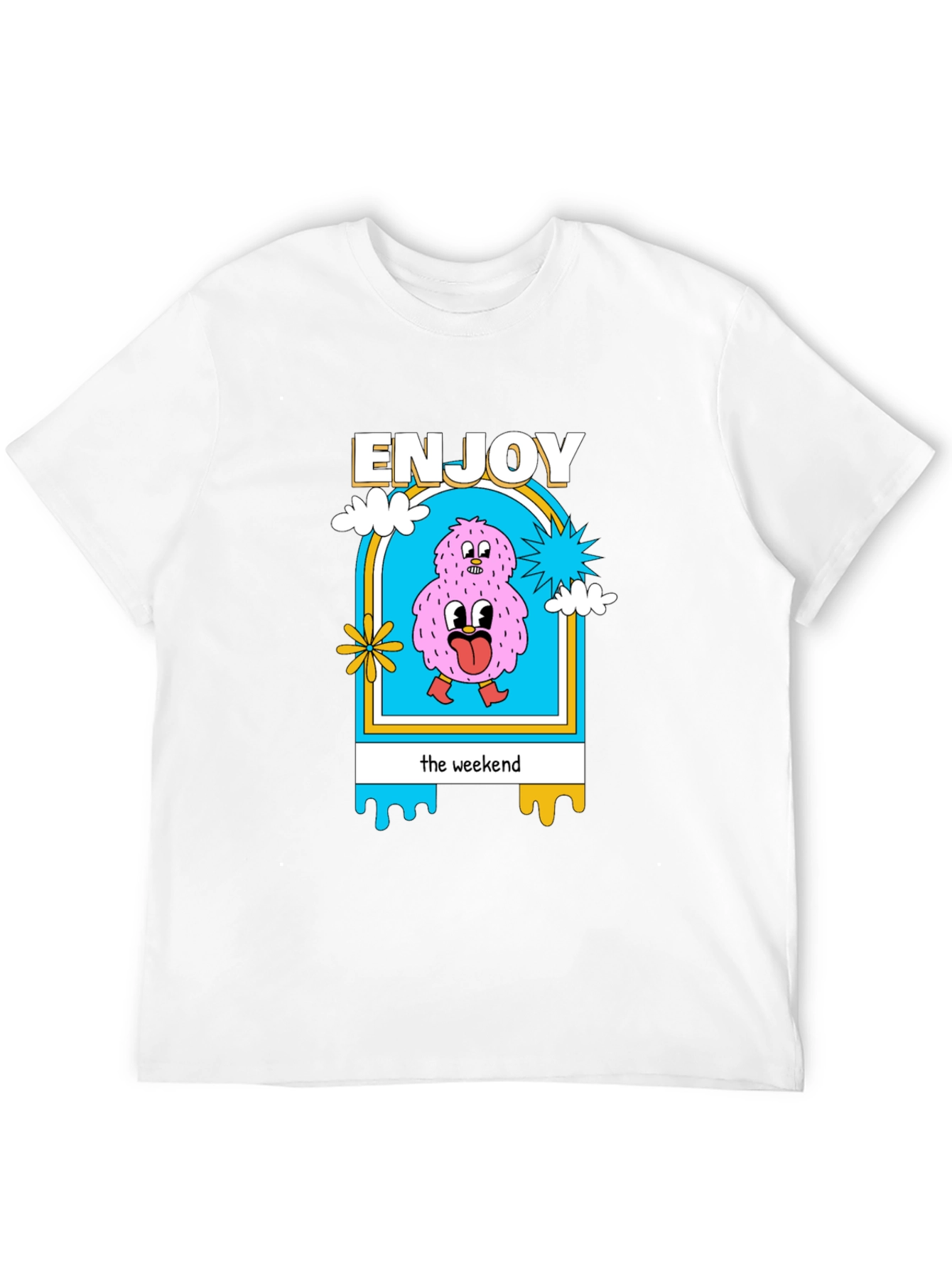 Enjoy the Weekend Graphic T-Shirt - Cotton Blend