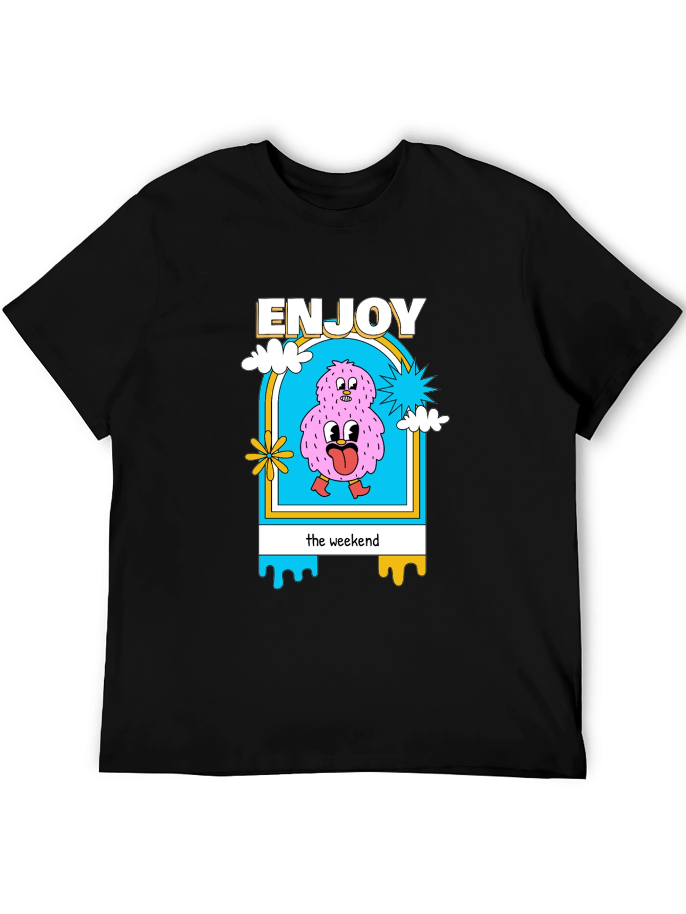 Enjoy the Weekend Graphic T-Shirt - Cotton Blend