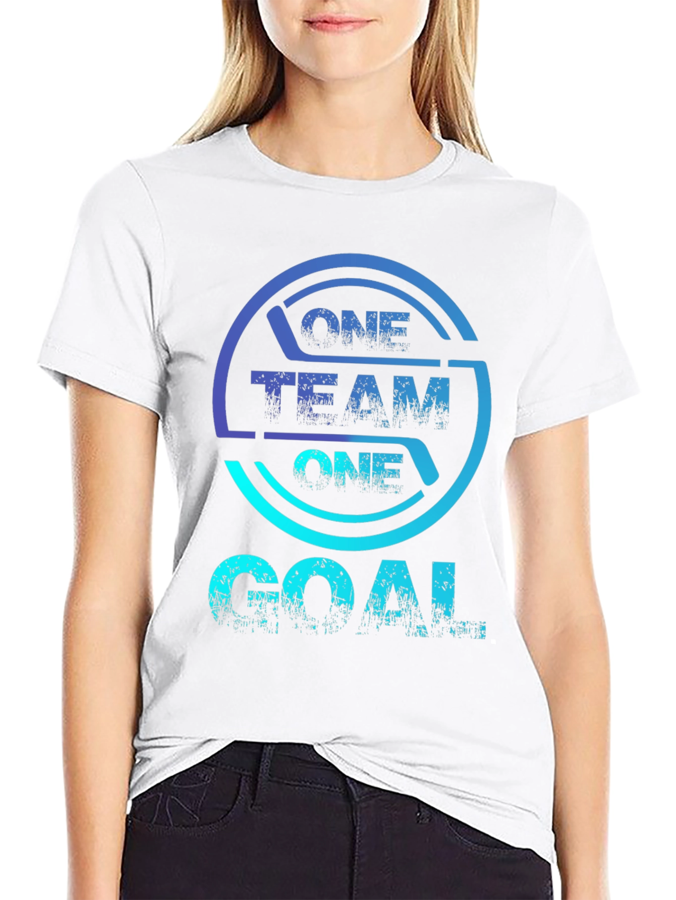 One Team One Goal Graphic T-Shirt