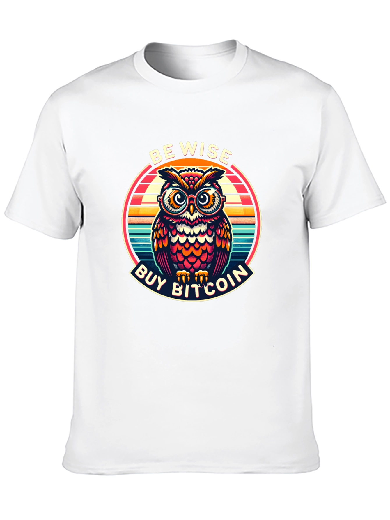 Be Wise Buy Bitcoin Owl T-Shirt