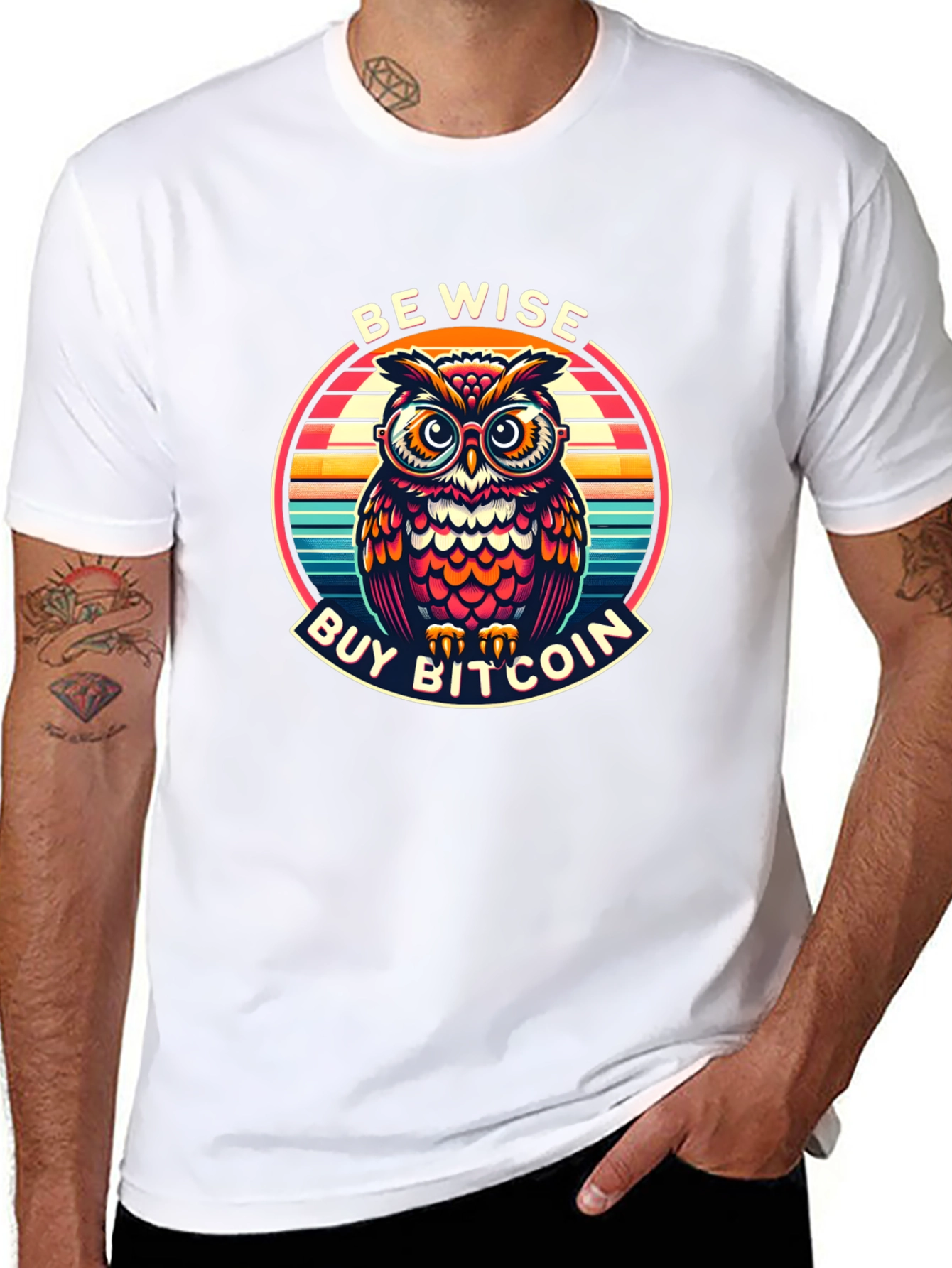 Be Wise Buy Bitcoin Owl T-Shirt