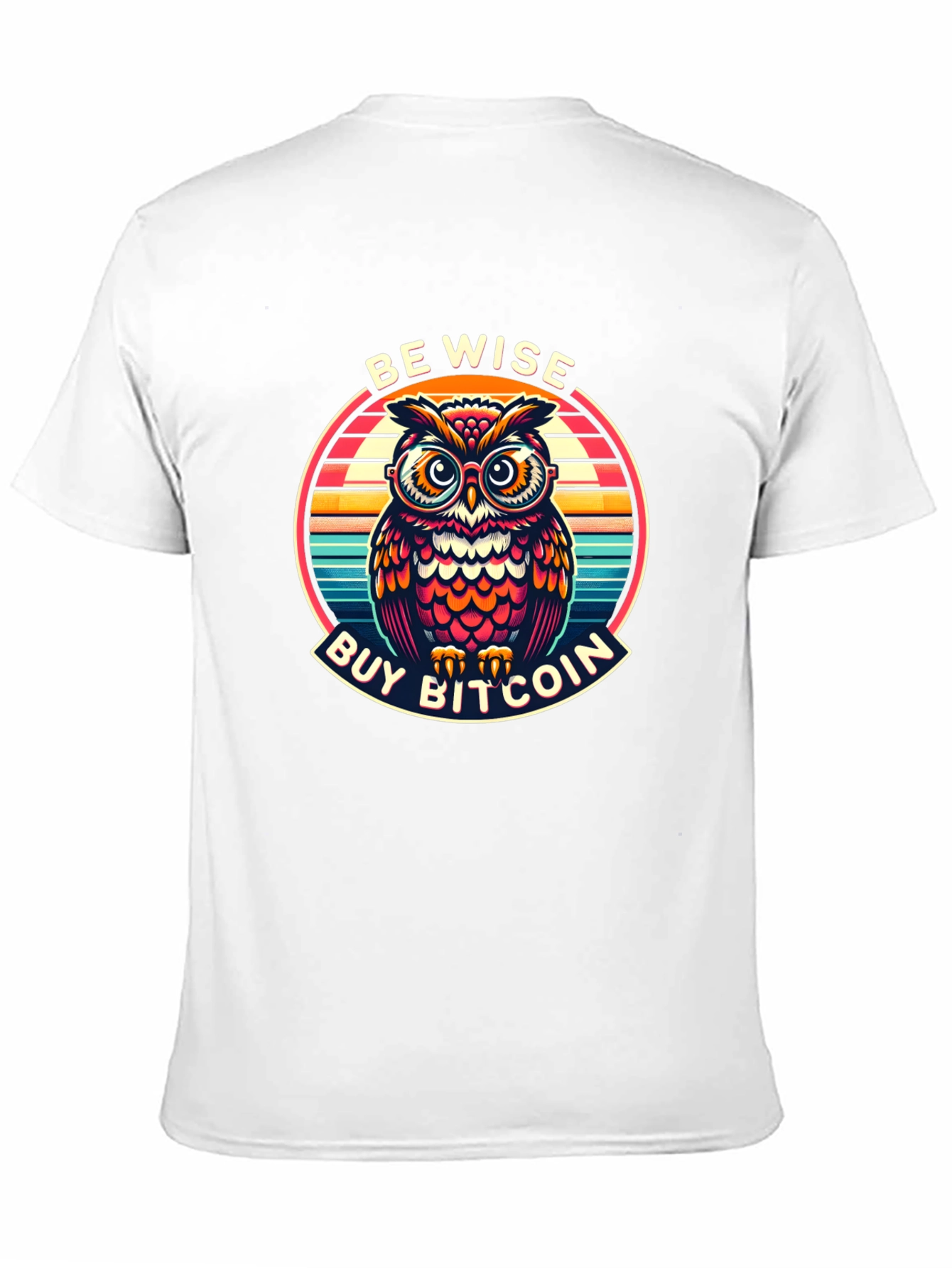 Be Wise Buy Bitcoin Owl T-Shirt