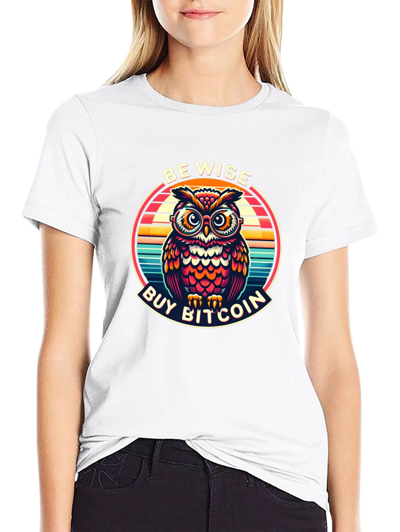 Be Wise Buy Bitcoin Owl T-Shirt
