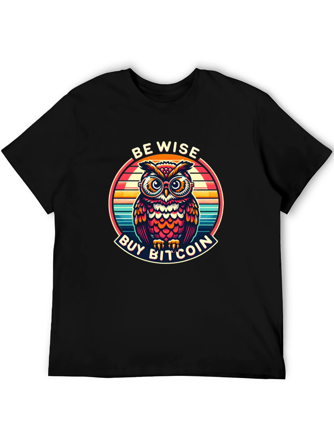 Be Wise Buy Bitcoin Owl T-Shirt