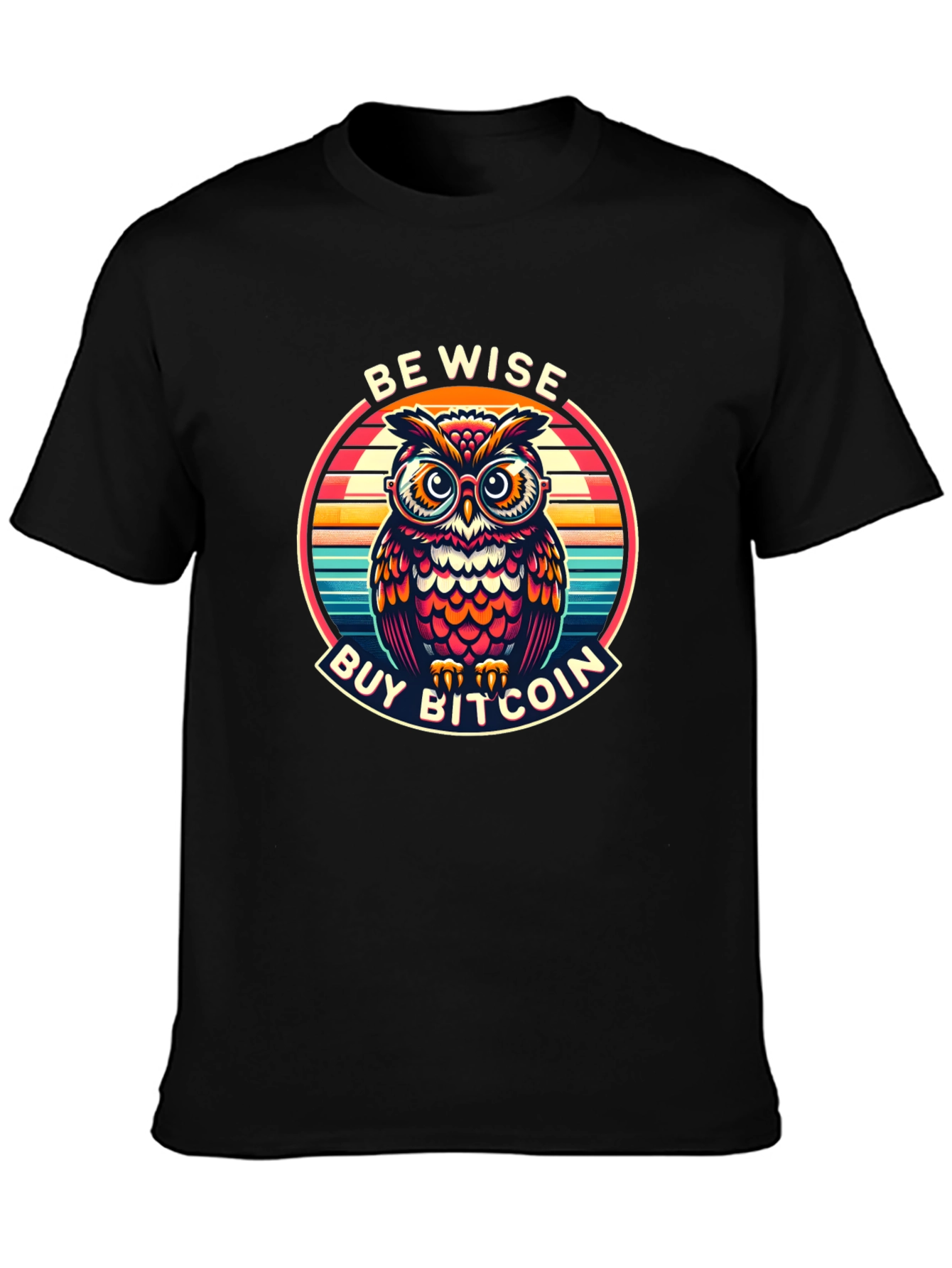 Be Wise Buy Bitcoin Owl T-Shirt