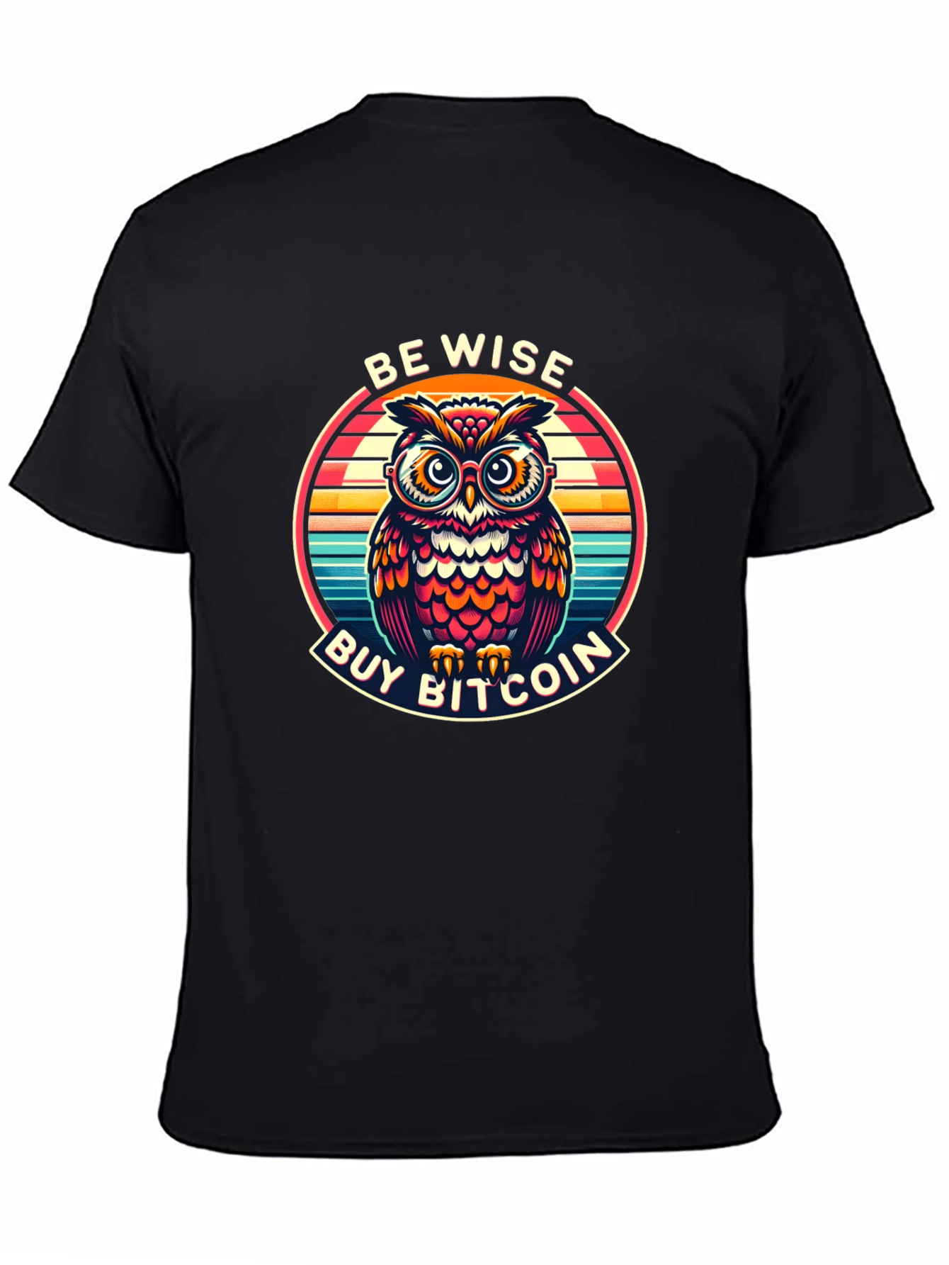 Be Wise Buy Bitcoin Owl T-Shirt