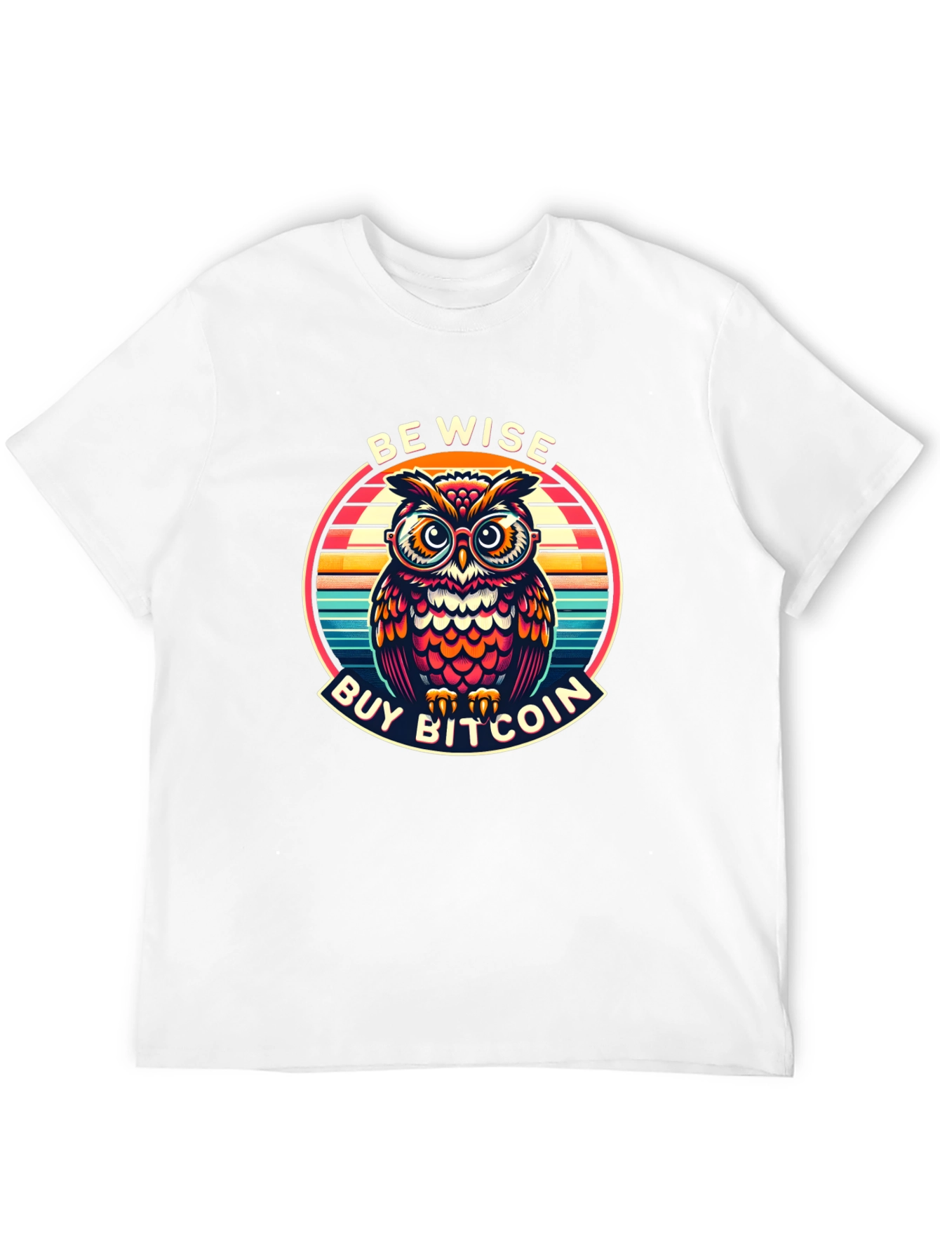 Be Wise Buy Bitcoin Owl T-Shirt