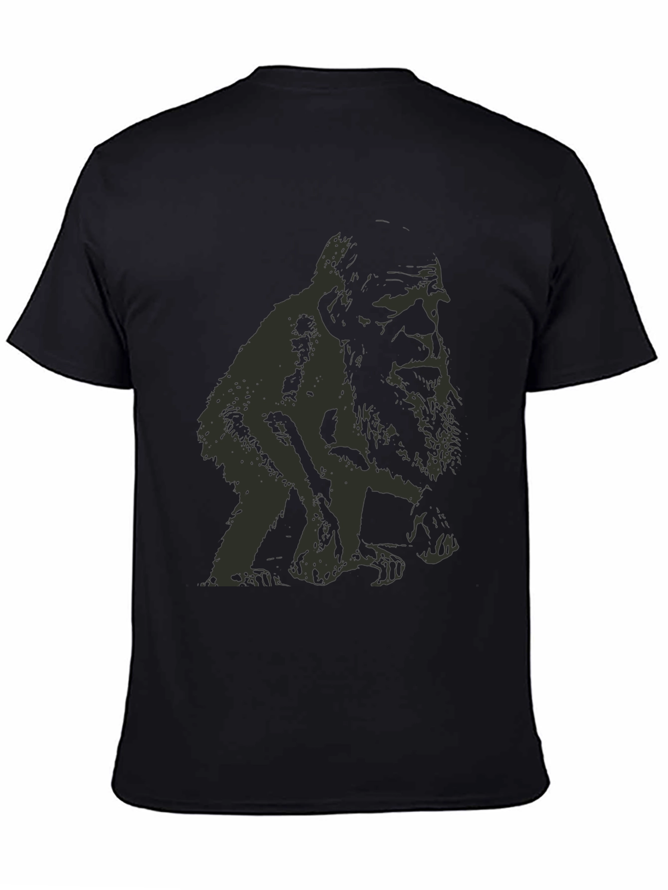 Bigfoot Graphic Tee - Black Mens T-Shirt
