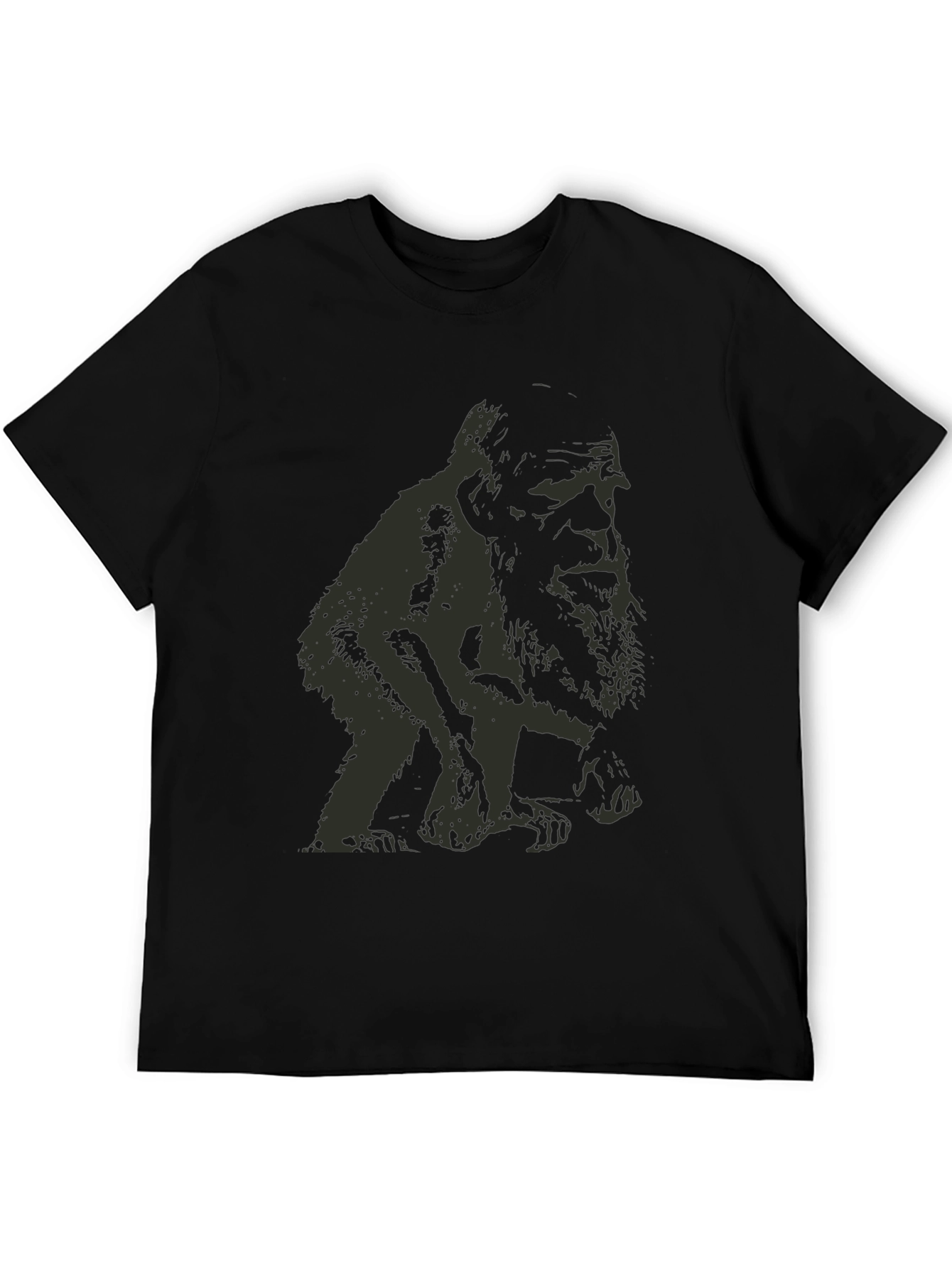 Bigfoot Graphic Tee - Black Mens T-Shirt