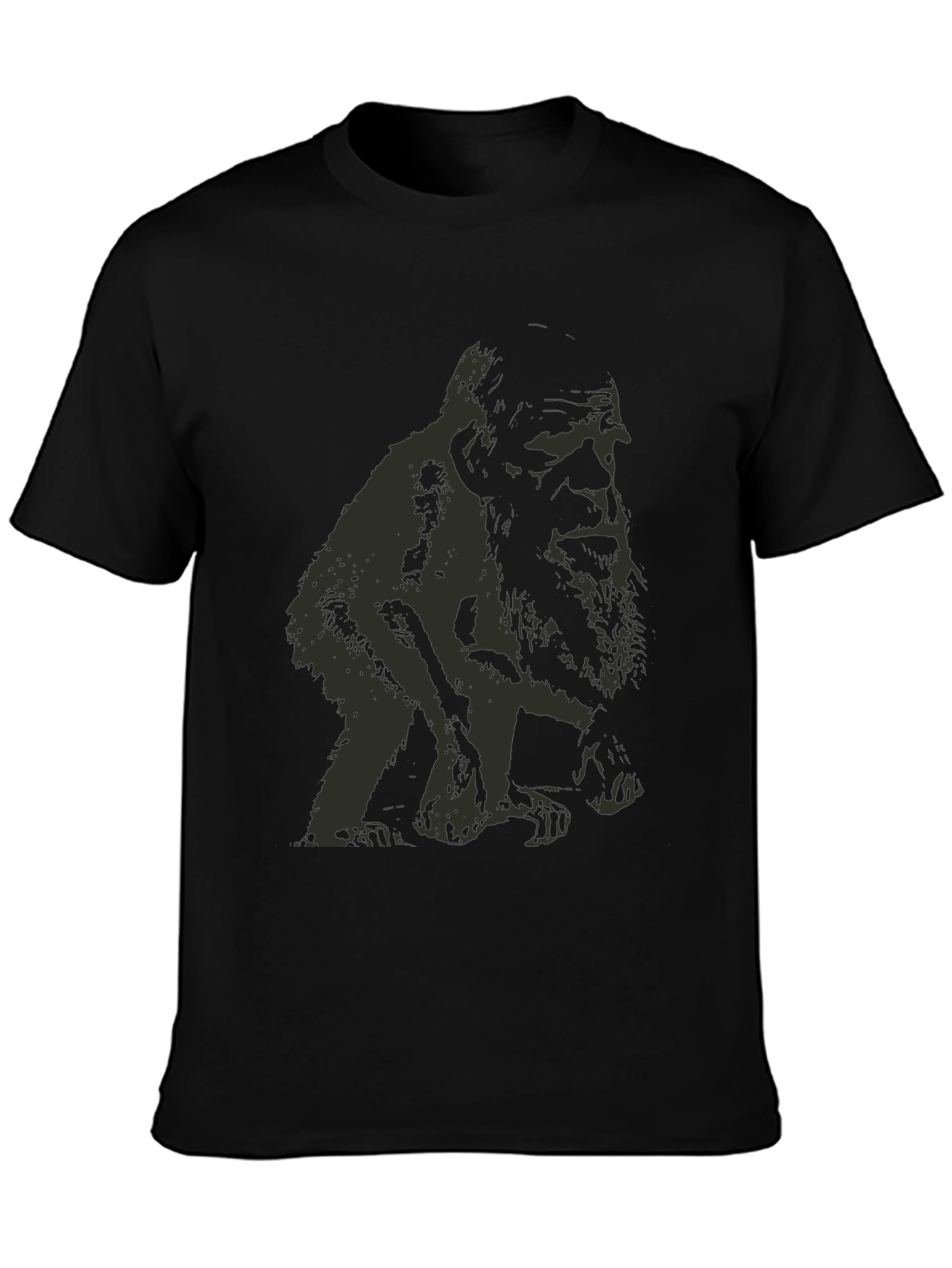Bigfoot Graphic Tee - Black Mens T-Shirt