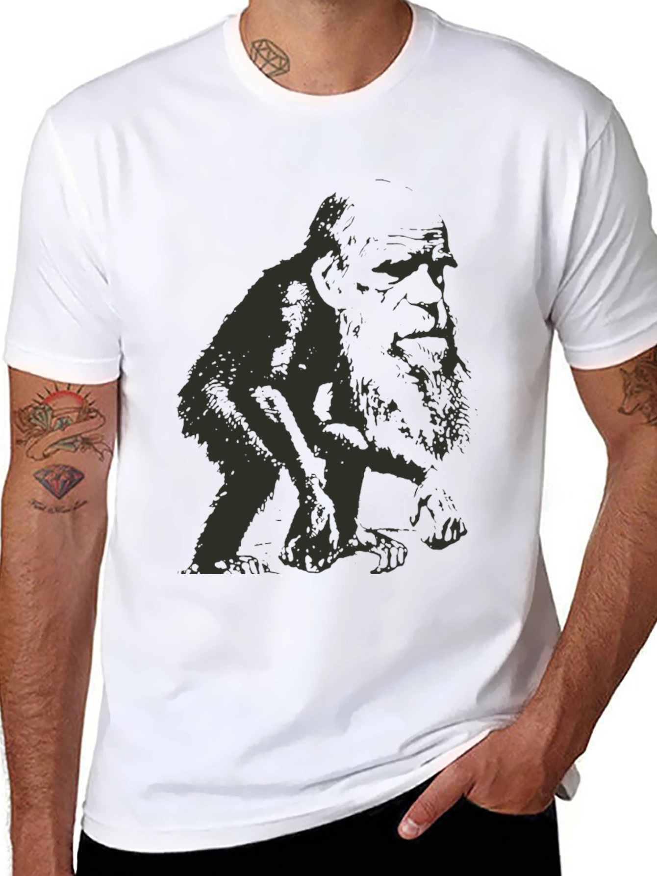 Bigfoot Graphic Tee - Black Mens T-Shirt