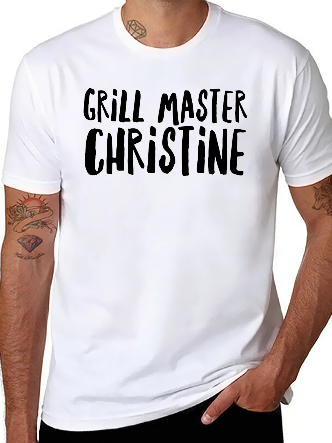 Grill Master Christine Graphic T-Shirt