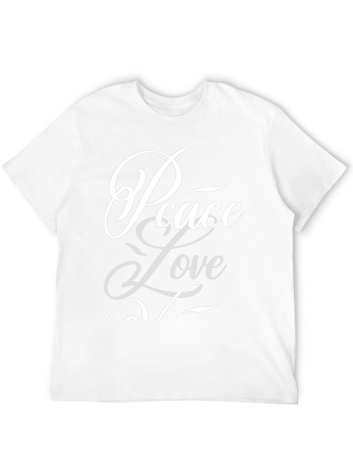 Peace Love T-Shirt - Stylish Graphic Tee