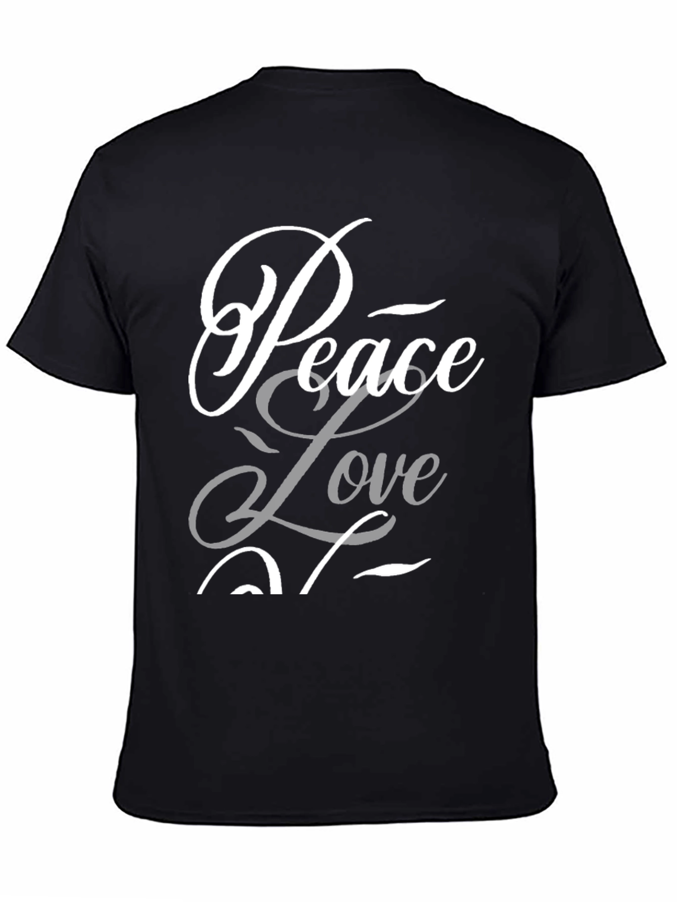 Peace Love T-Shirt - Stylish Graphic Tee