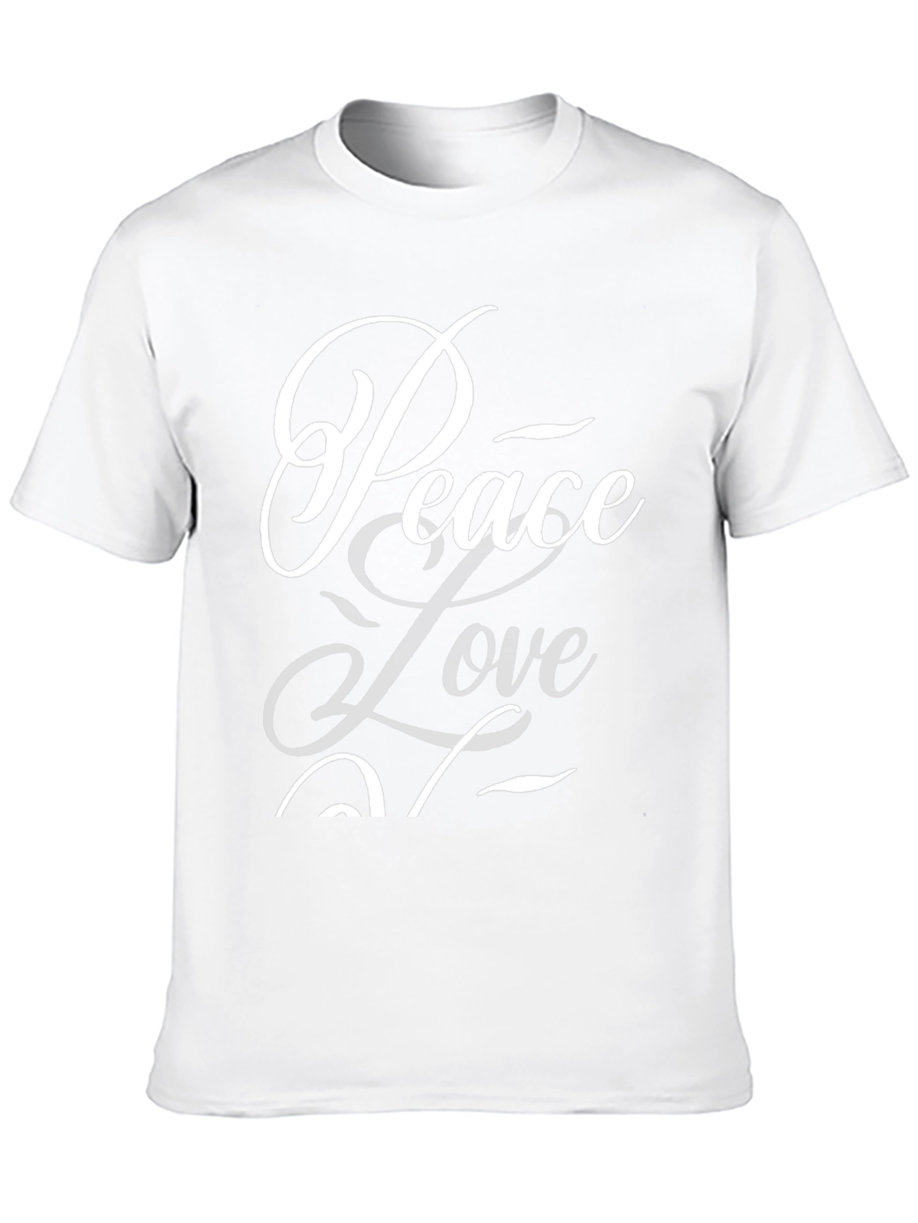 Peace Love T-Shirt - Stylish Graphic Tee