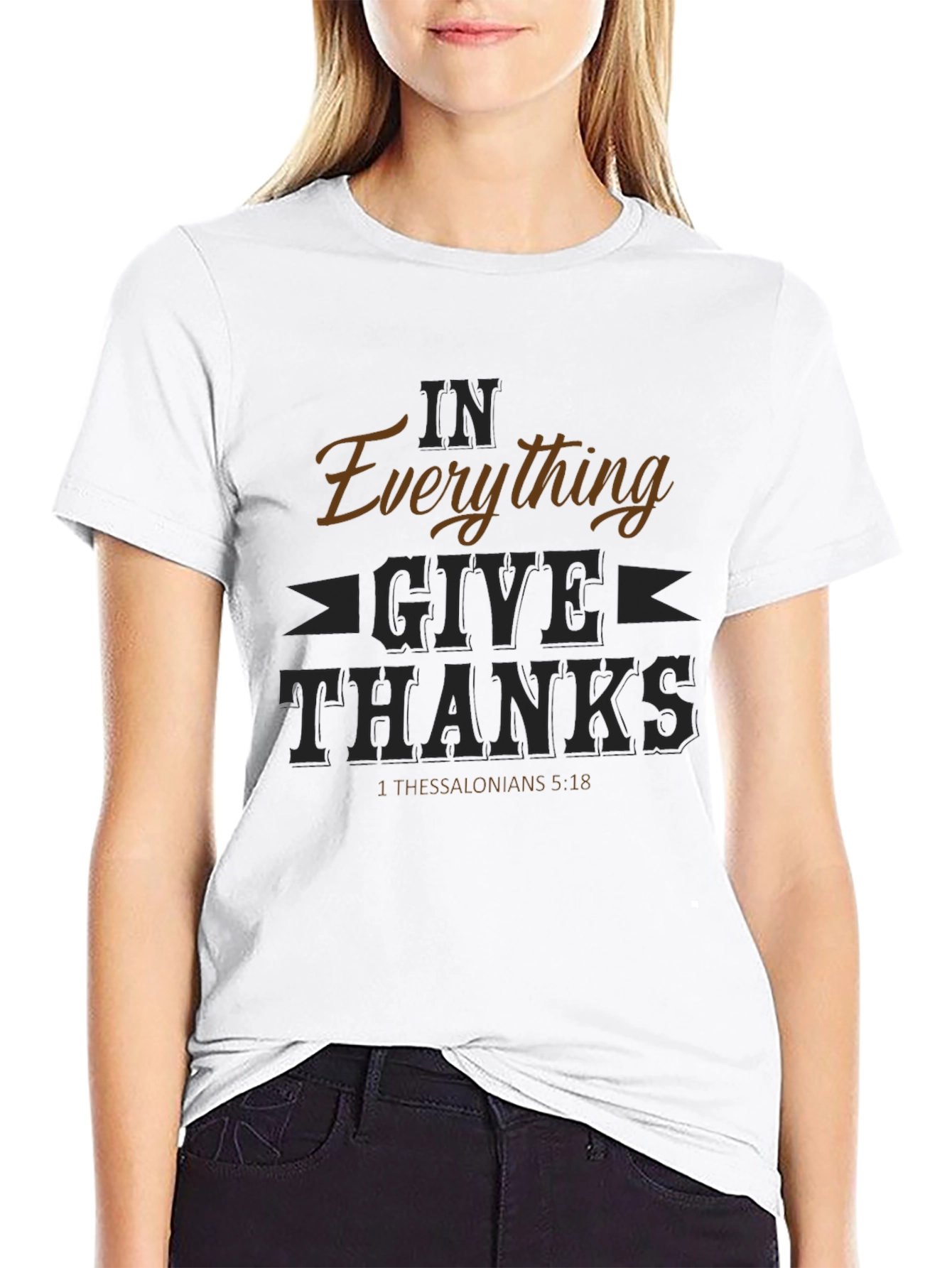 In Everything Give Thanks Graphic Tee