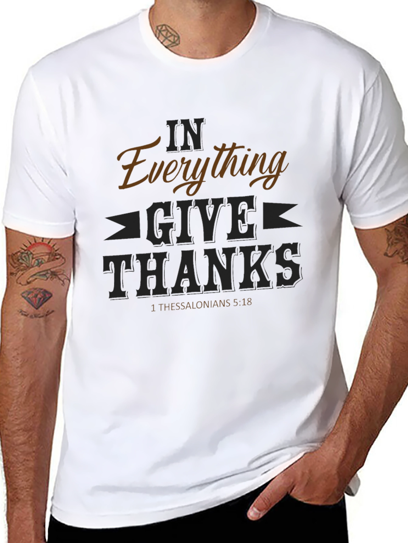 In Everything Give Thanks Graphic Tee