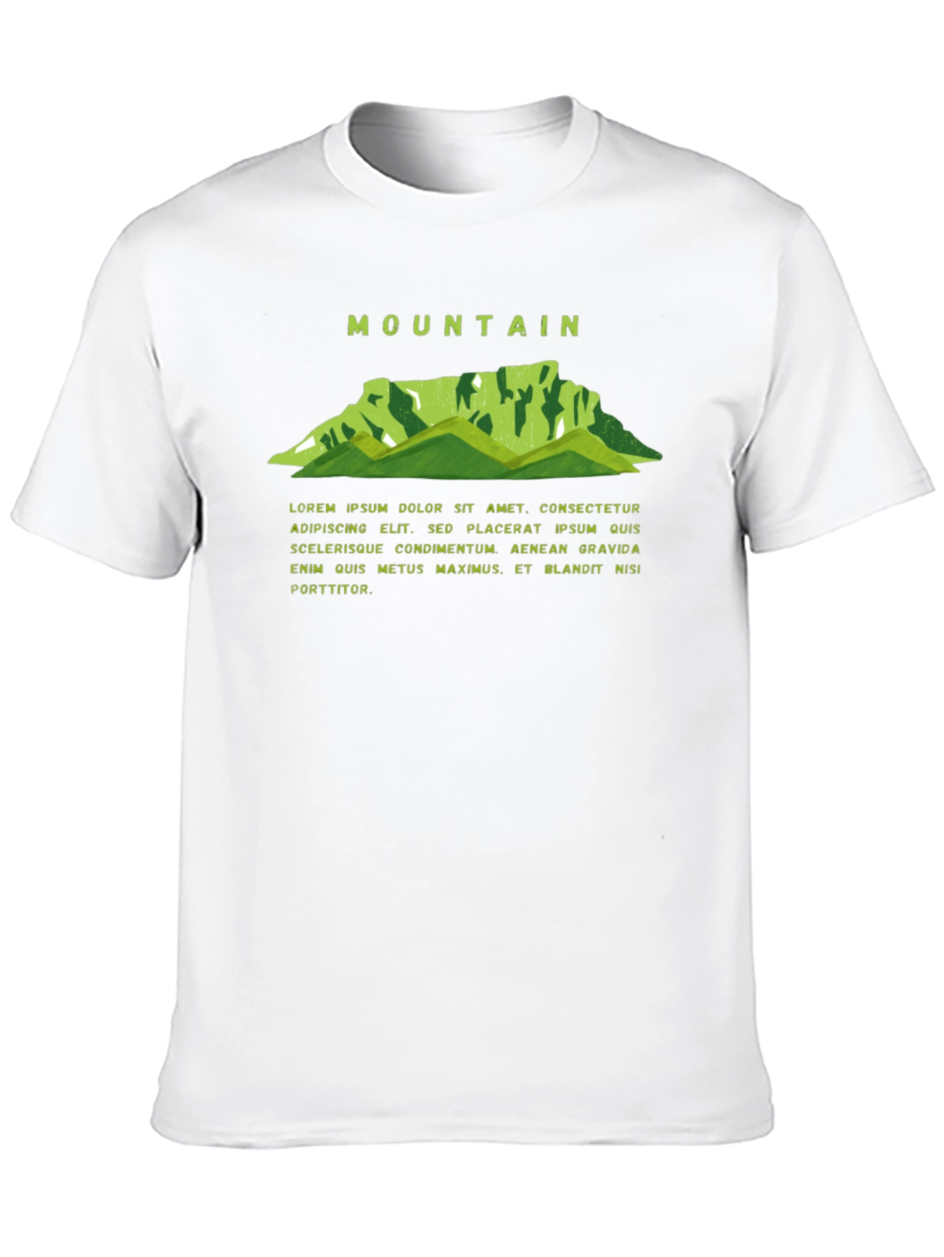 Mountain Graphic Black Tee