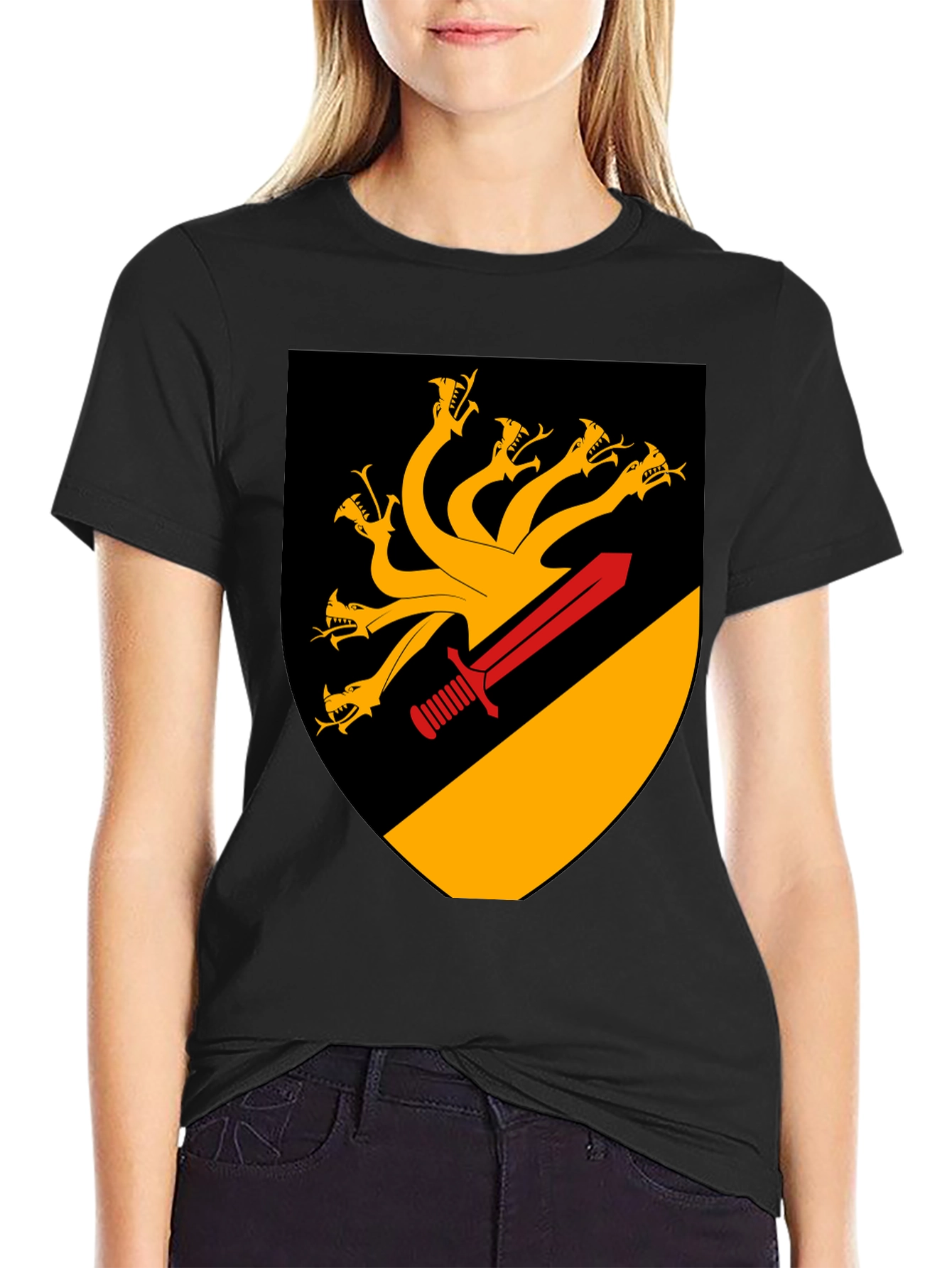 Hydra Crest Graphic Tee - Mens Black Shirt