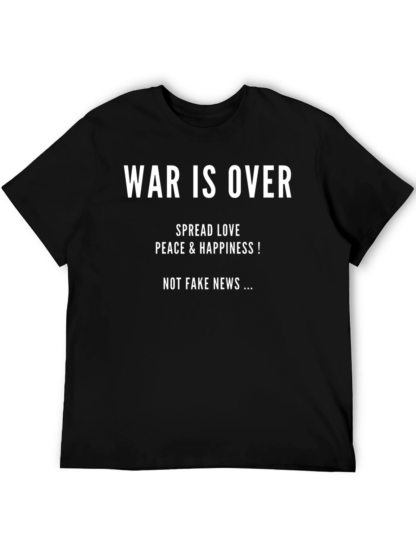 War is Over Peace Love Graphic Tee