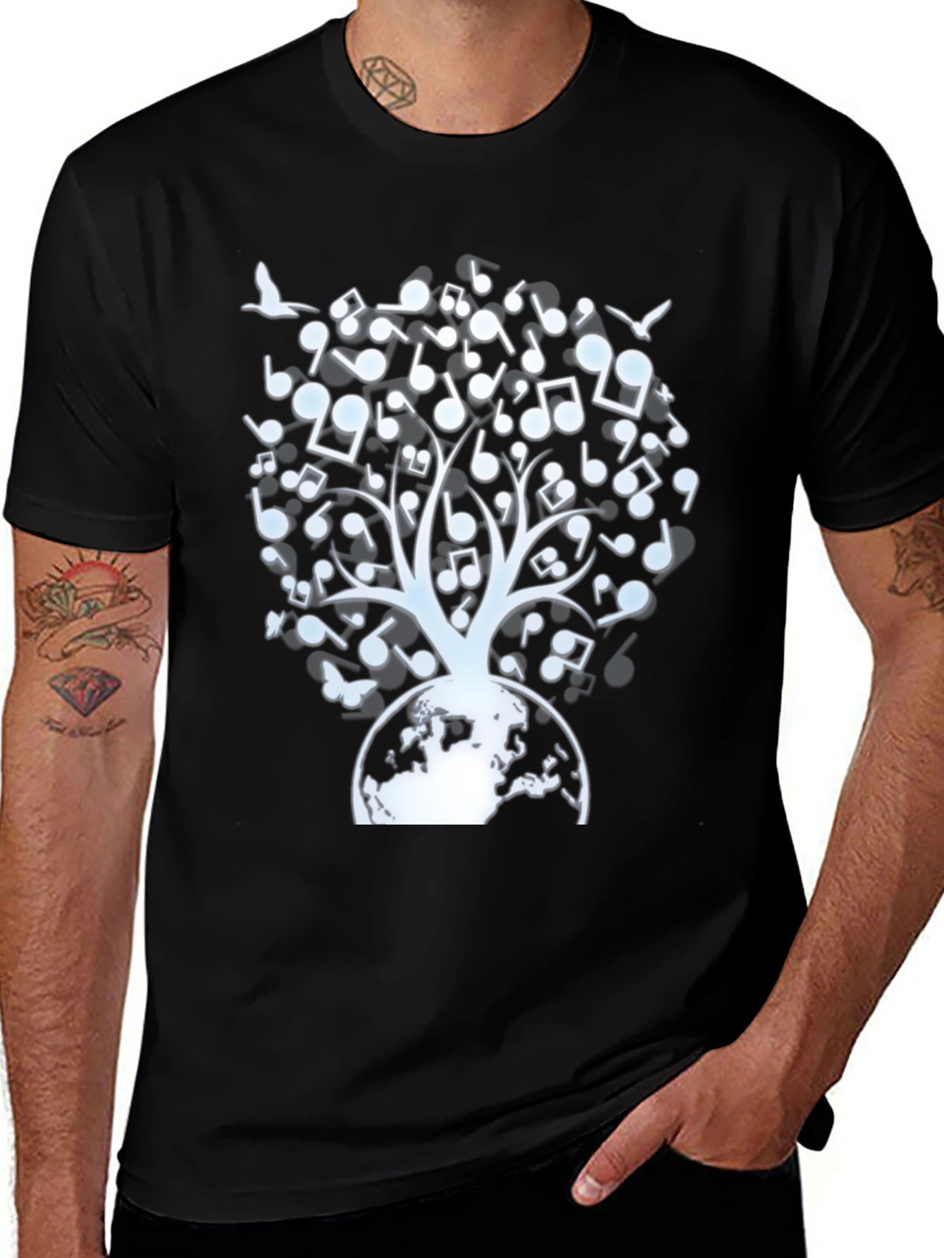 Musical Tree T-Shirt - World Music Tee