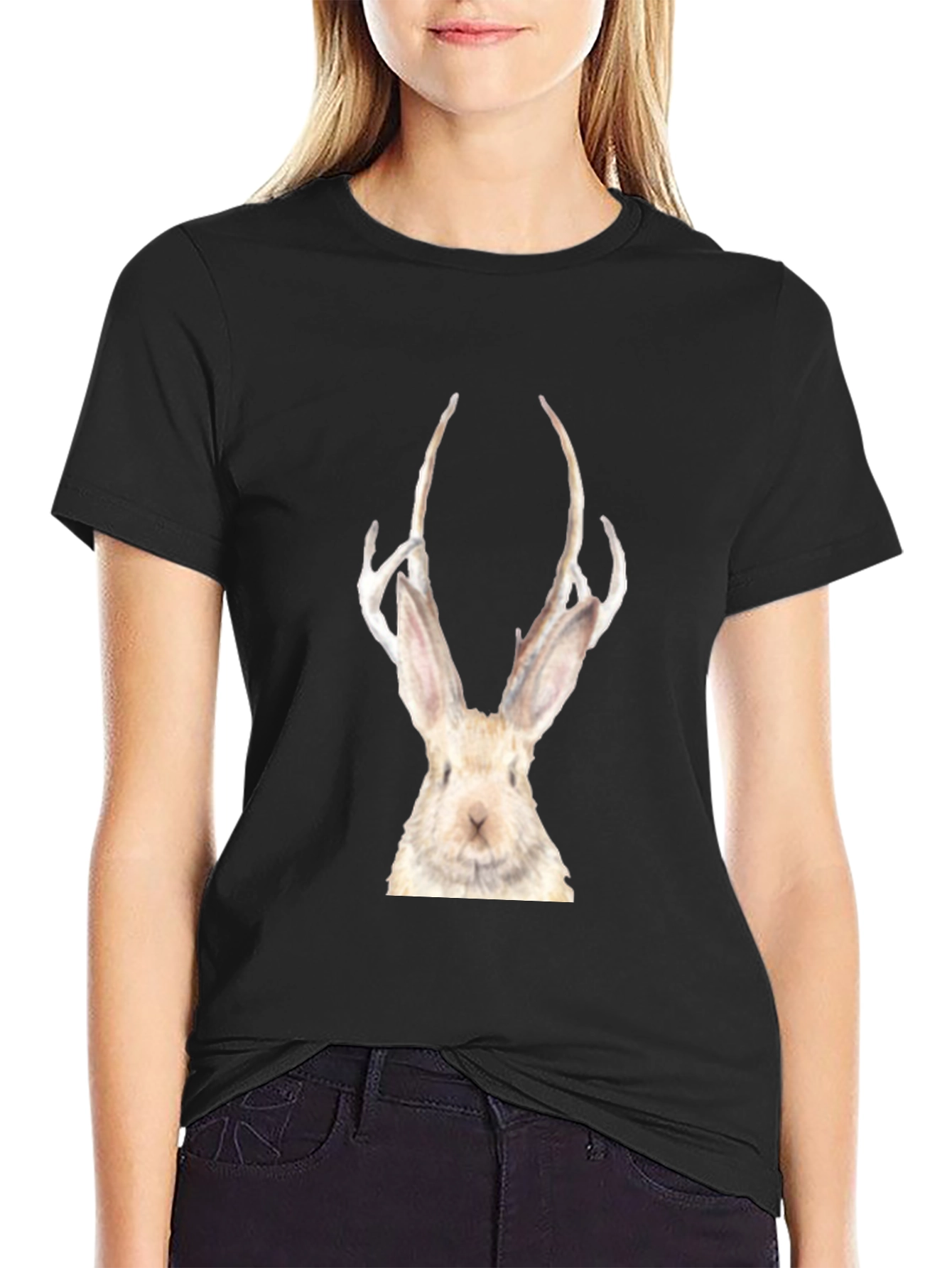 Rabbit Antler Graphic T-Shirt