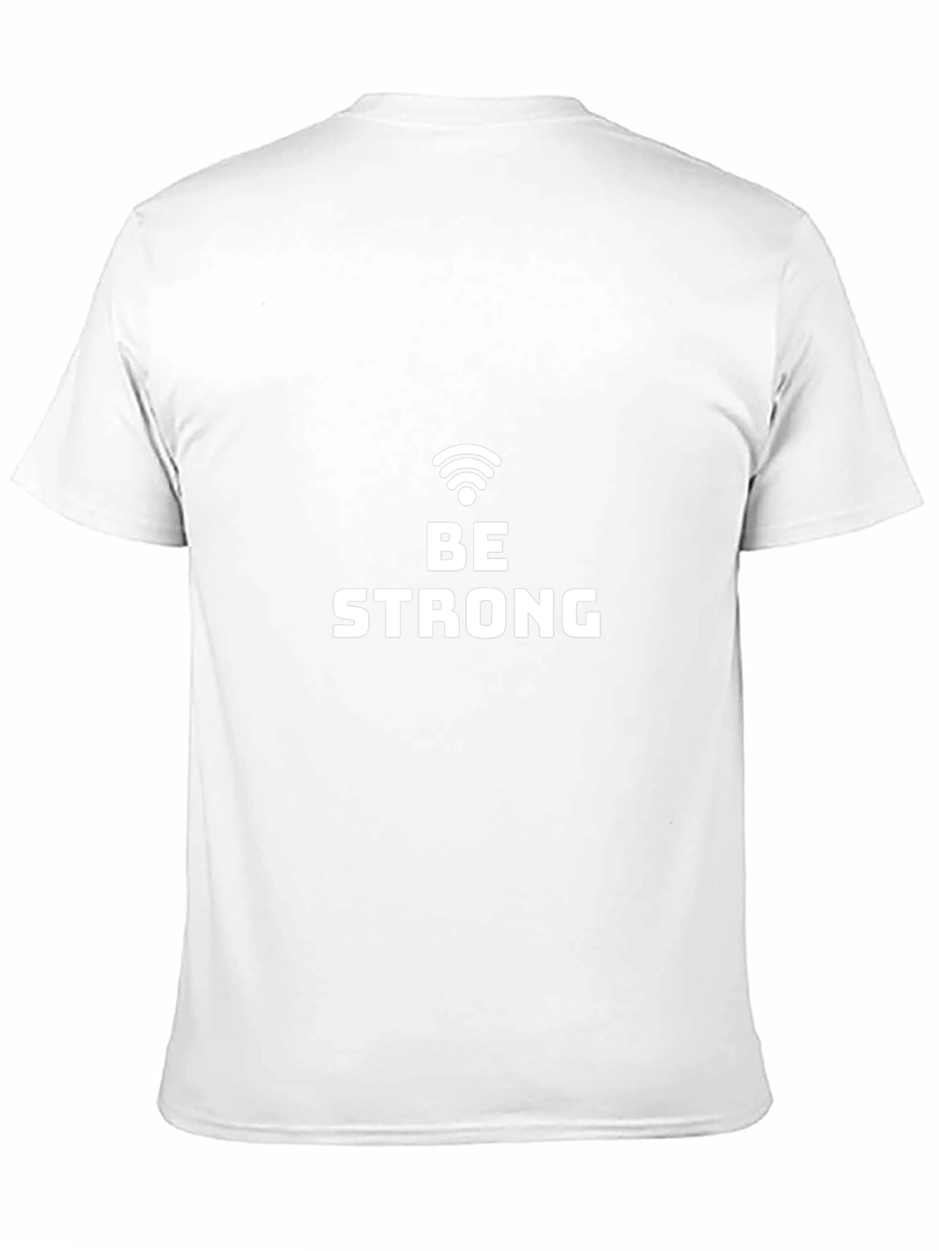 Be Strong Tee - Stylish Black Graphic T-Shirt