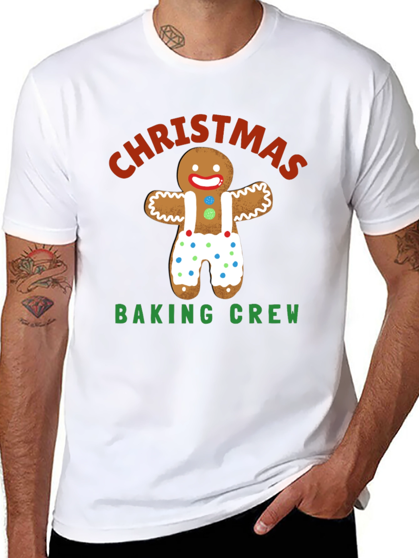 Christmas Baking Crew Gingerbread T-Shirt