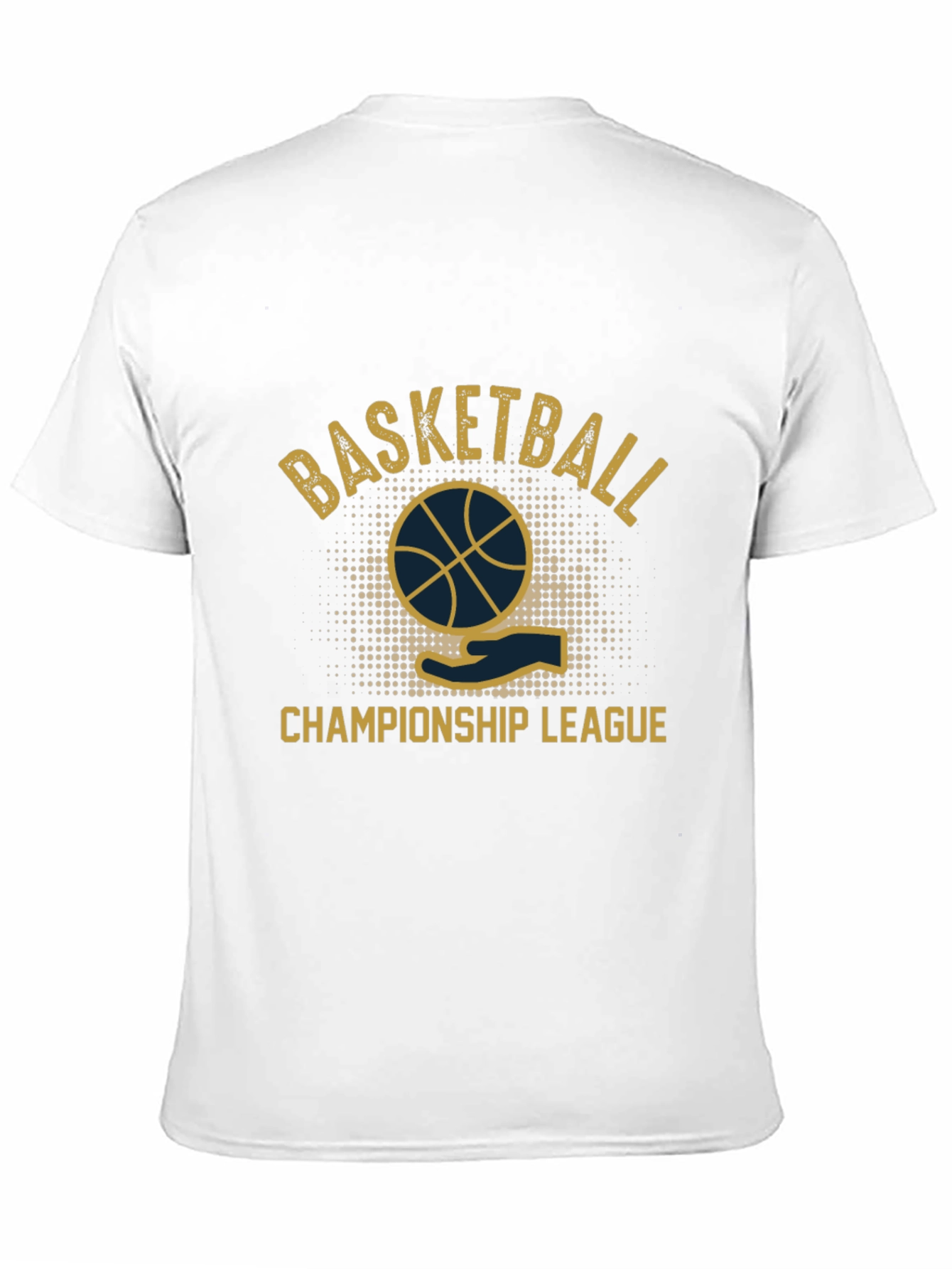 Basketball Championship League Black T-Shirt