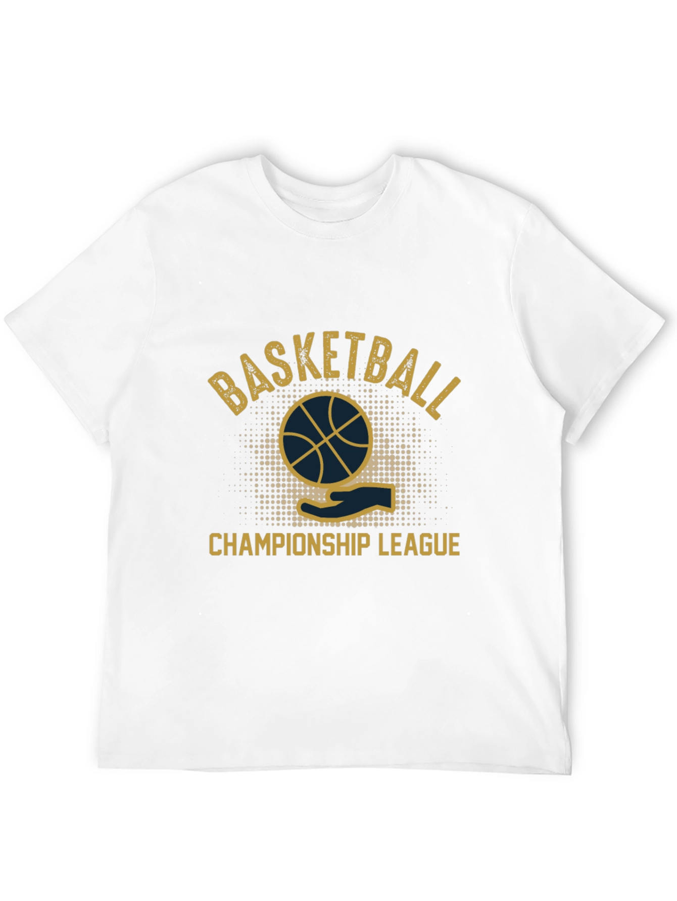 Basketball Championship League Black T-Shirt