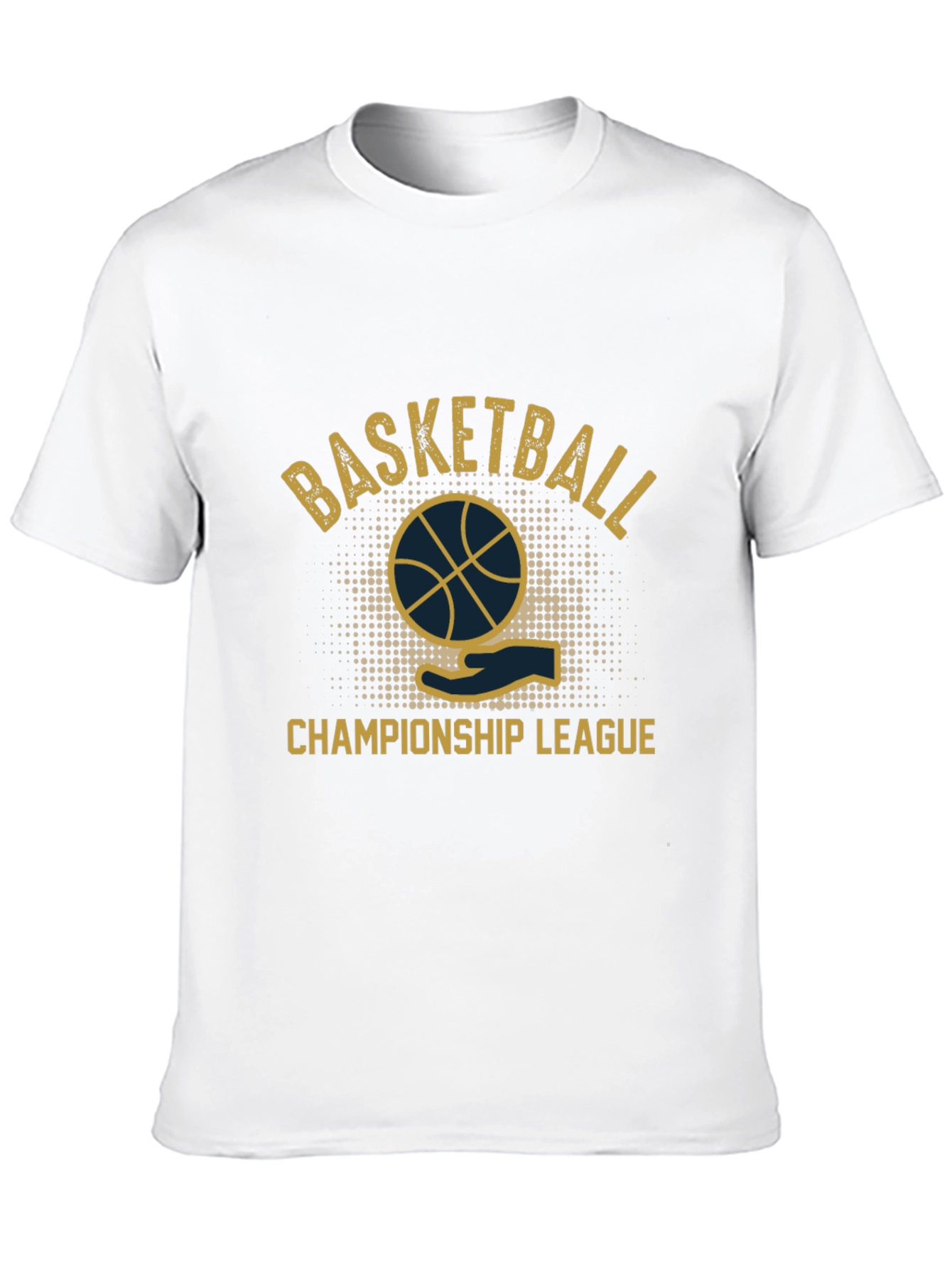Basketball Championship League Black T-Shirt