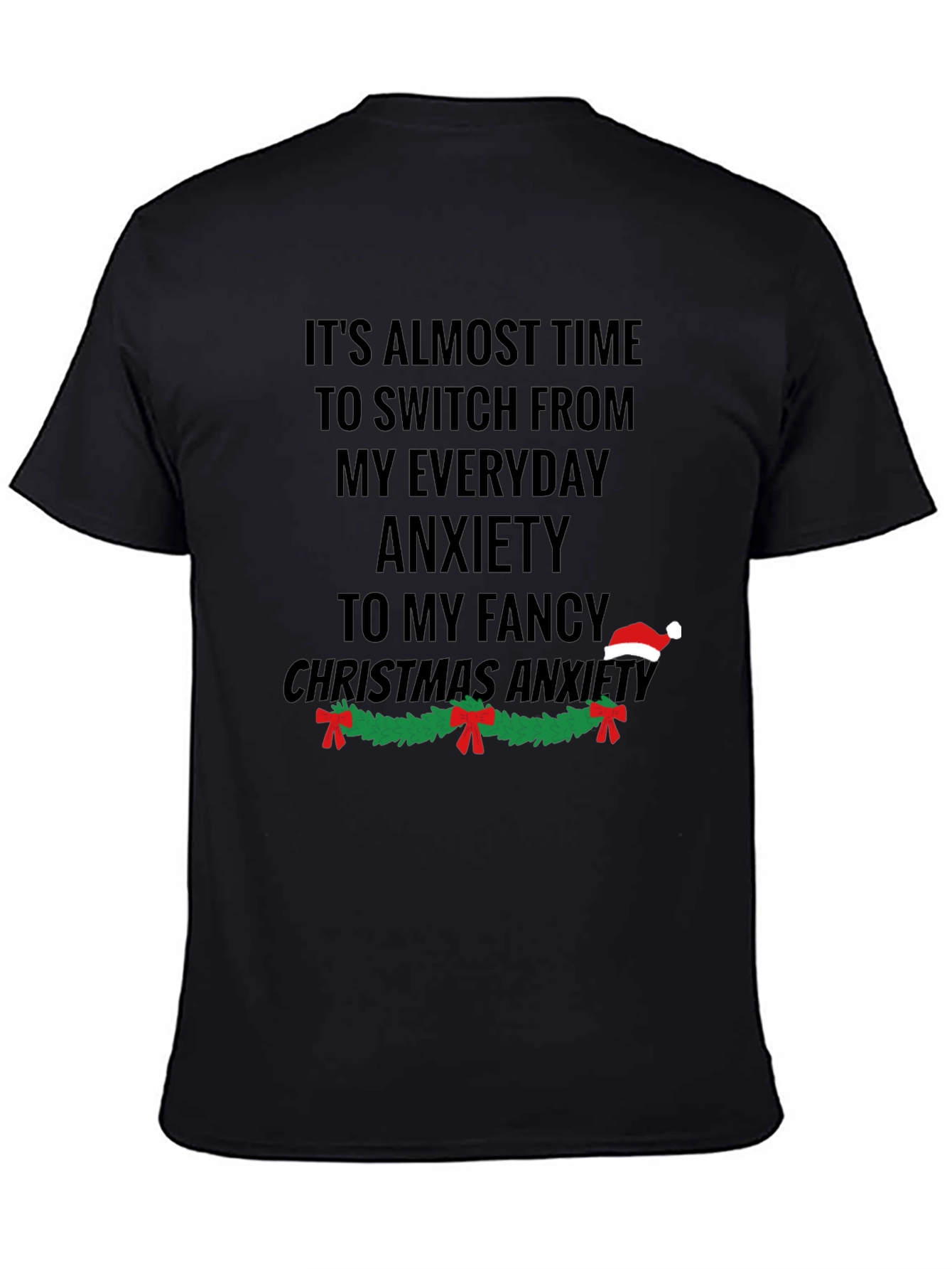 Funny Christmas Anxiety T-Shirt