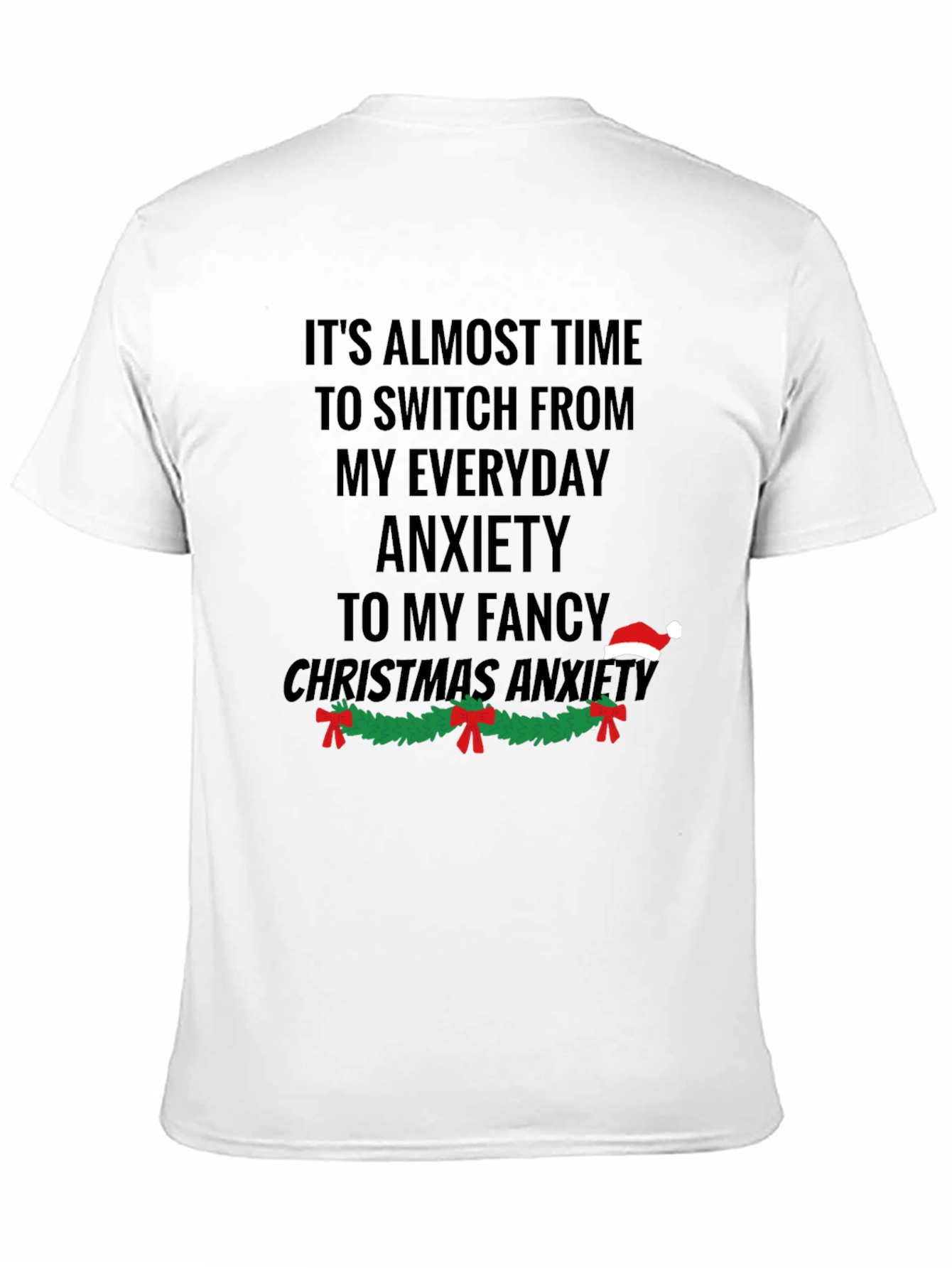Funny Christmas Anxiety T-Shirt